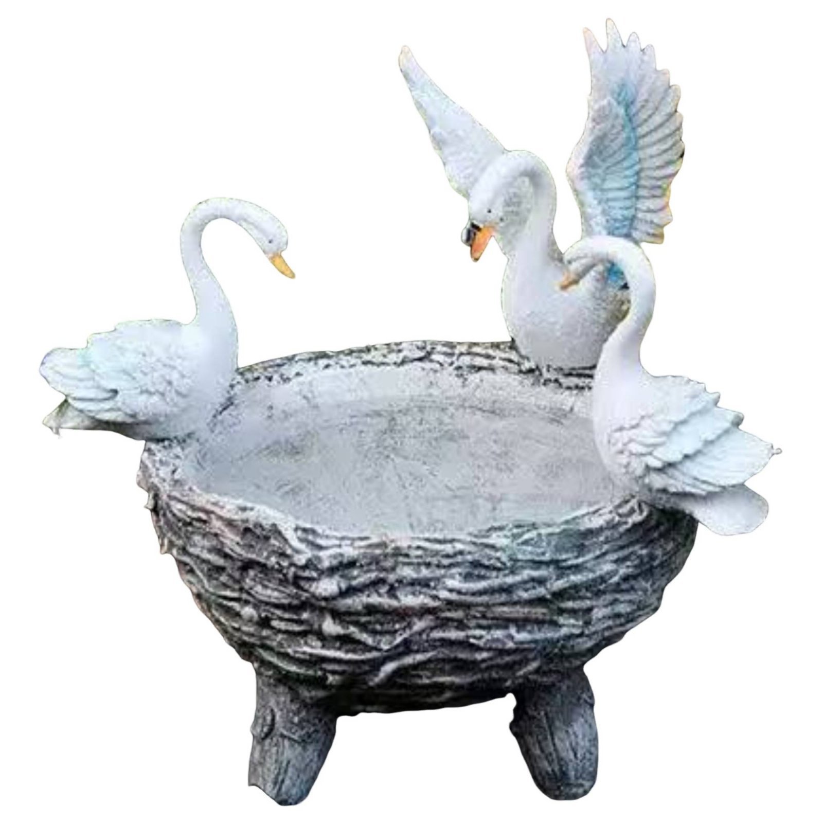 Swan Planter – Rattan