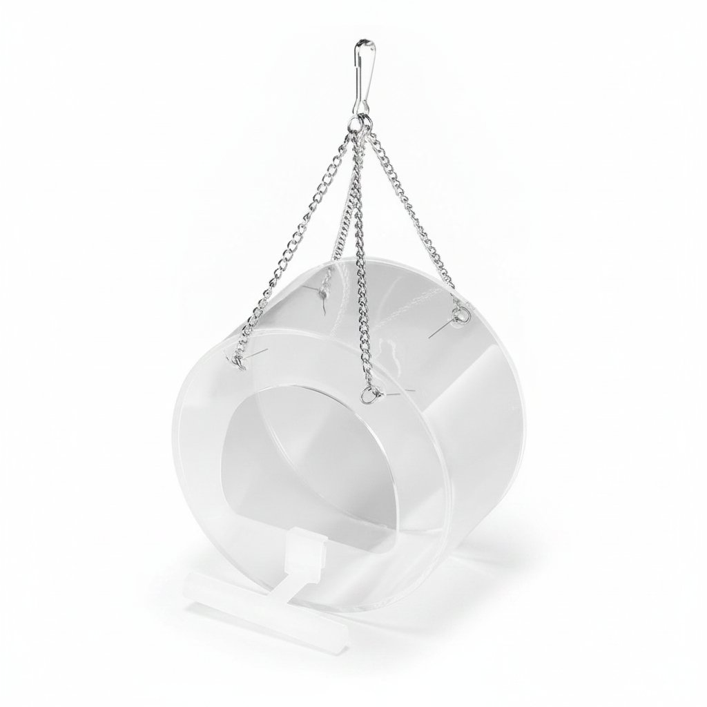 Acrylic Bird Feeder – Round
