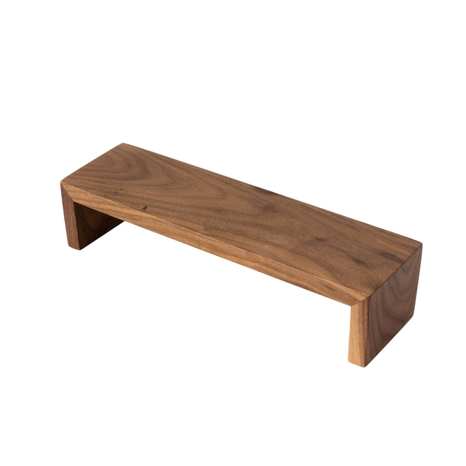 Wooden Jewelry Display Stand – Walnut Low Layer
