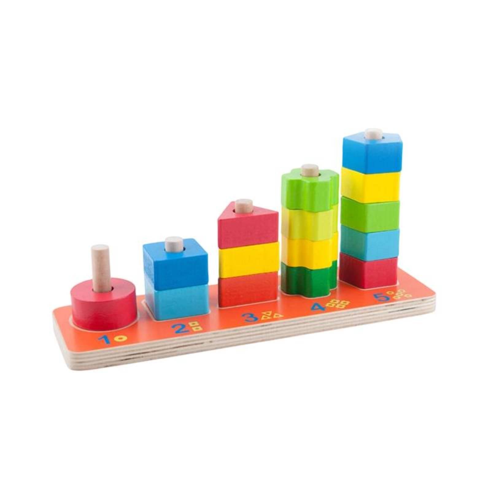 Wooden Geometric Stacker