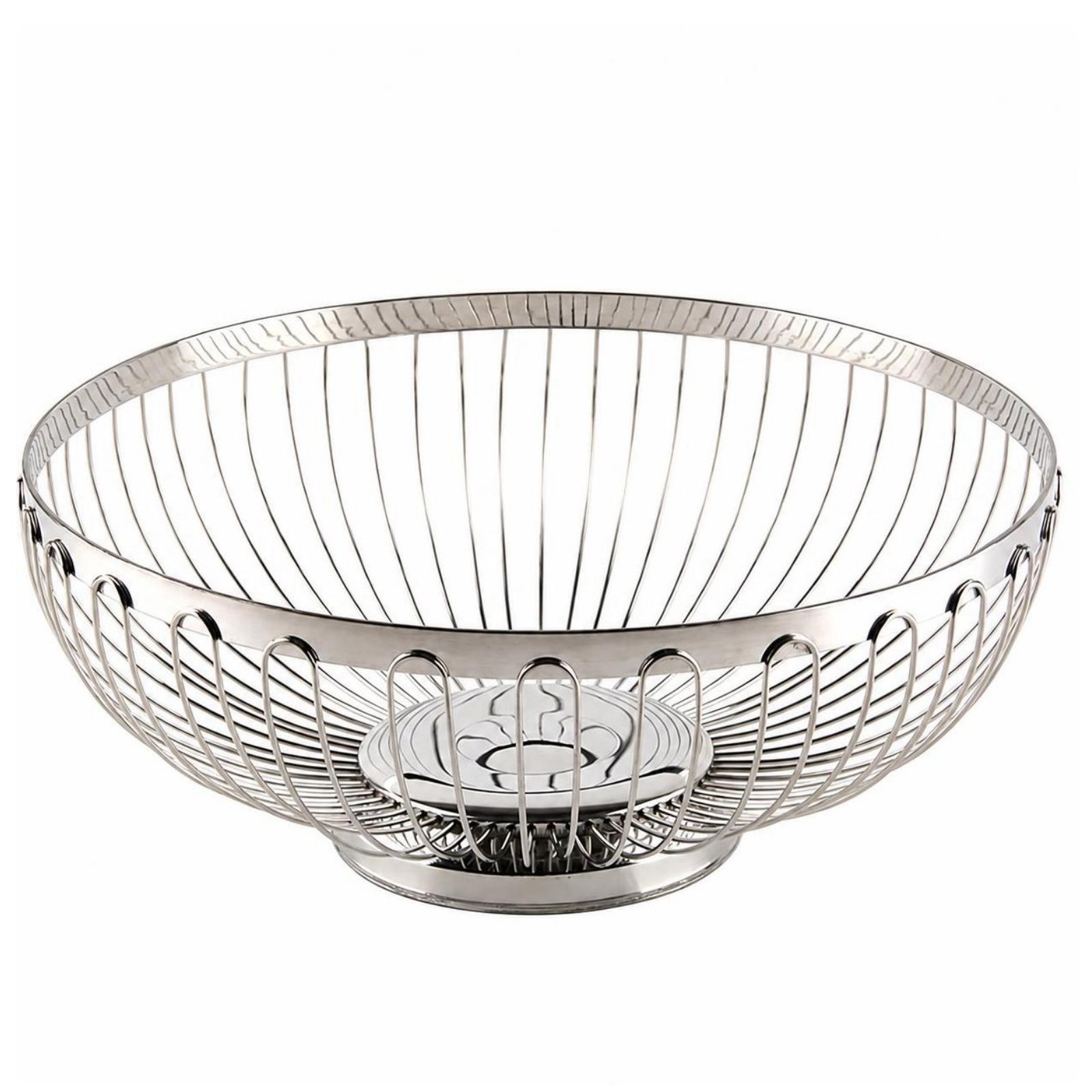 Stainless Steel Fruit Basket – Round 1 - 20cm