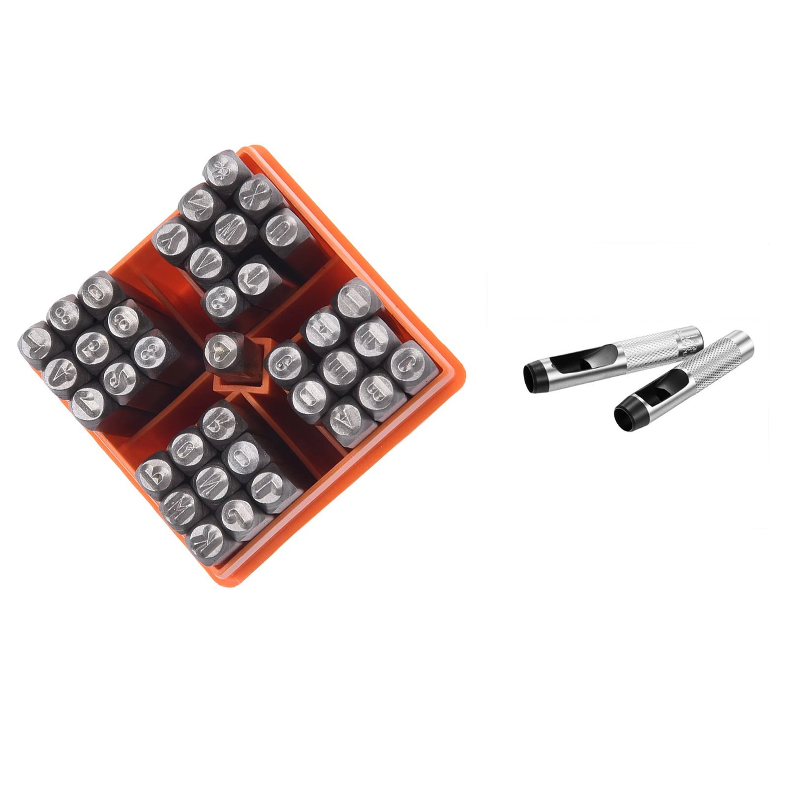 37-Piece 3 mm Letter Number Stamp Set