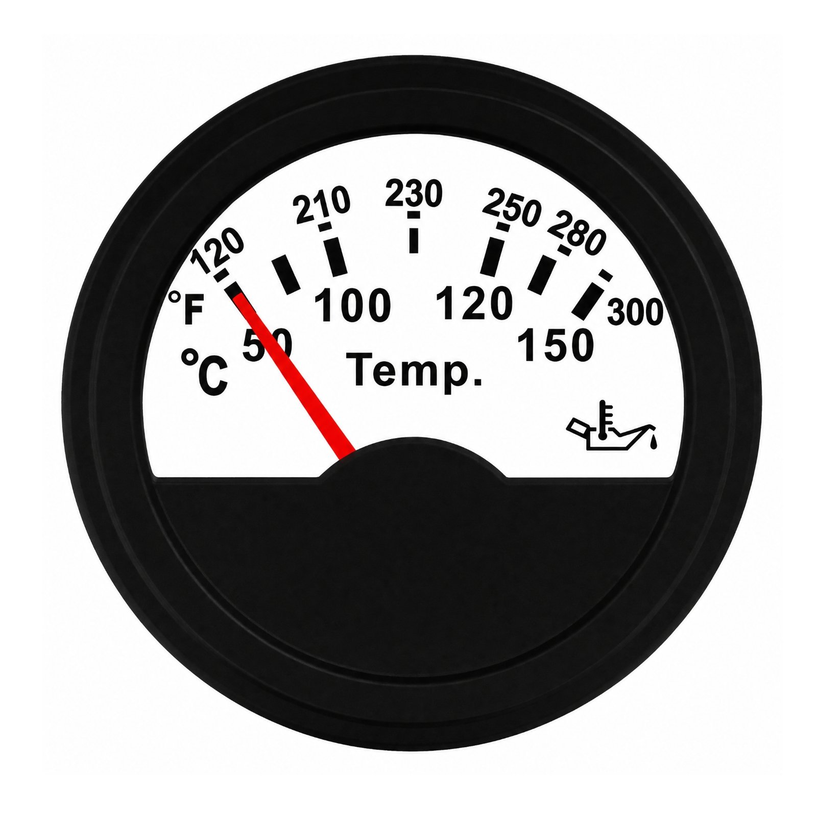 Engine Oil Temperature Gauge