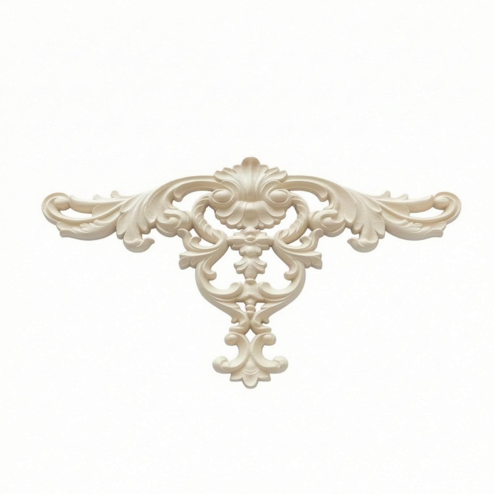 European Wood Carved Applique