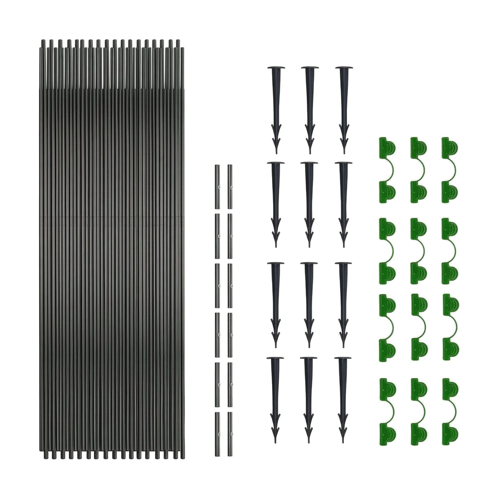 18-Piece Garden Plant Support Hoop Set