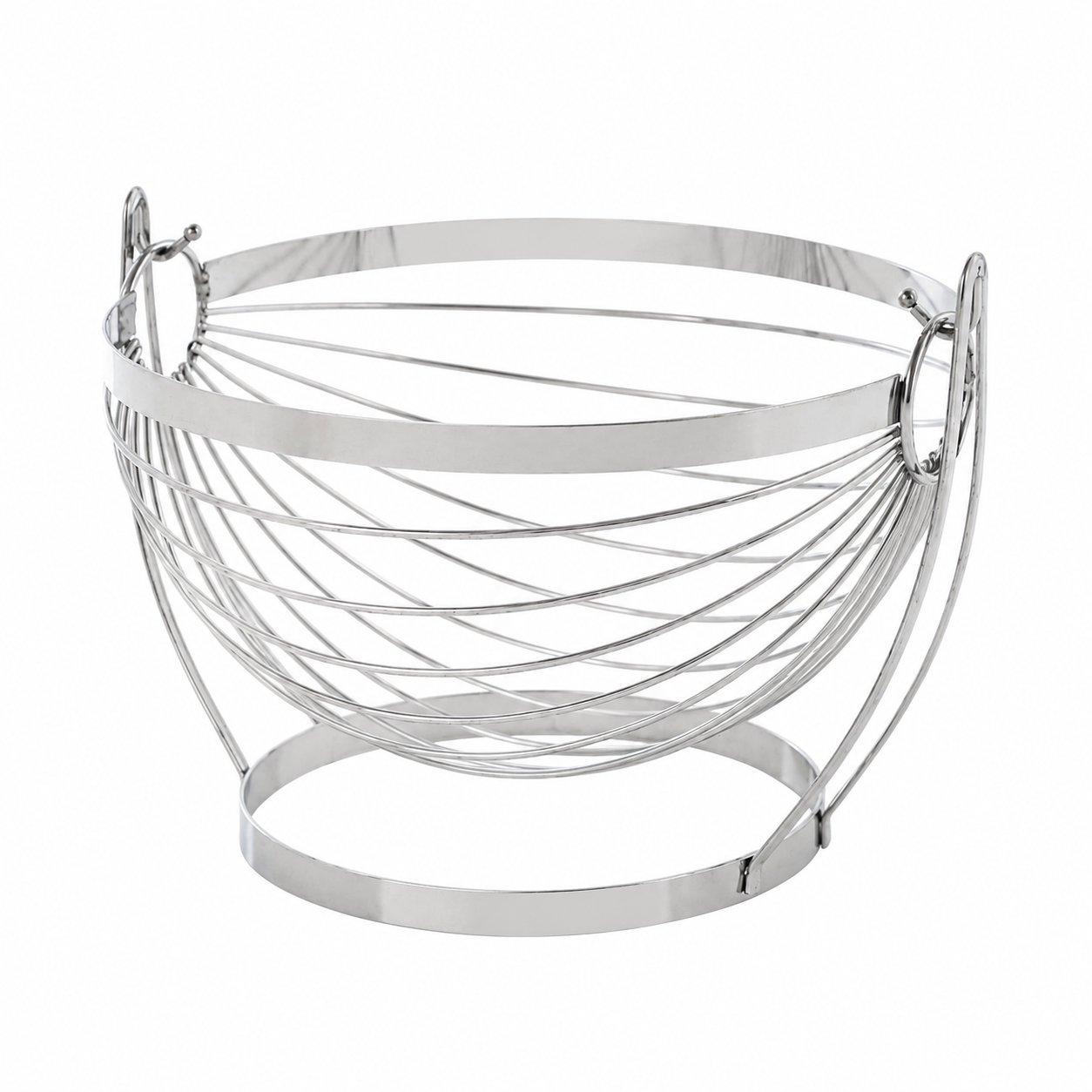 Stainless Steel Fruit Basket – Silver