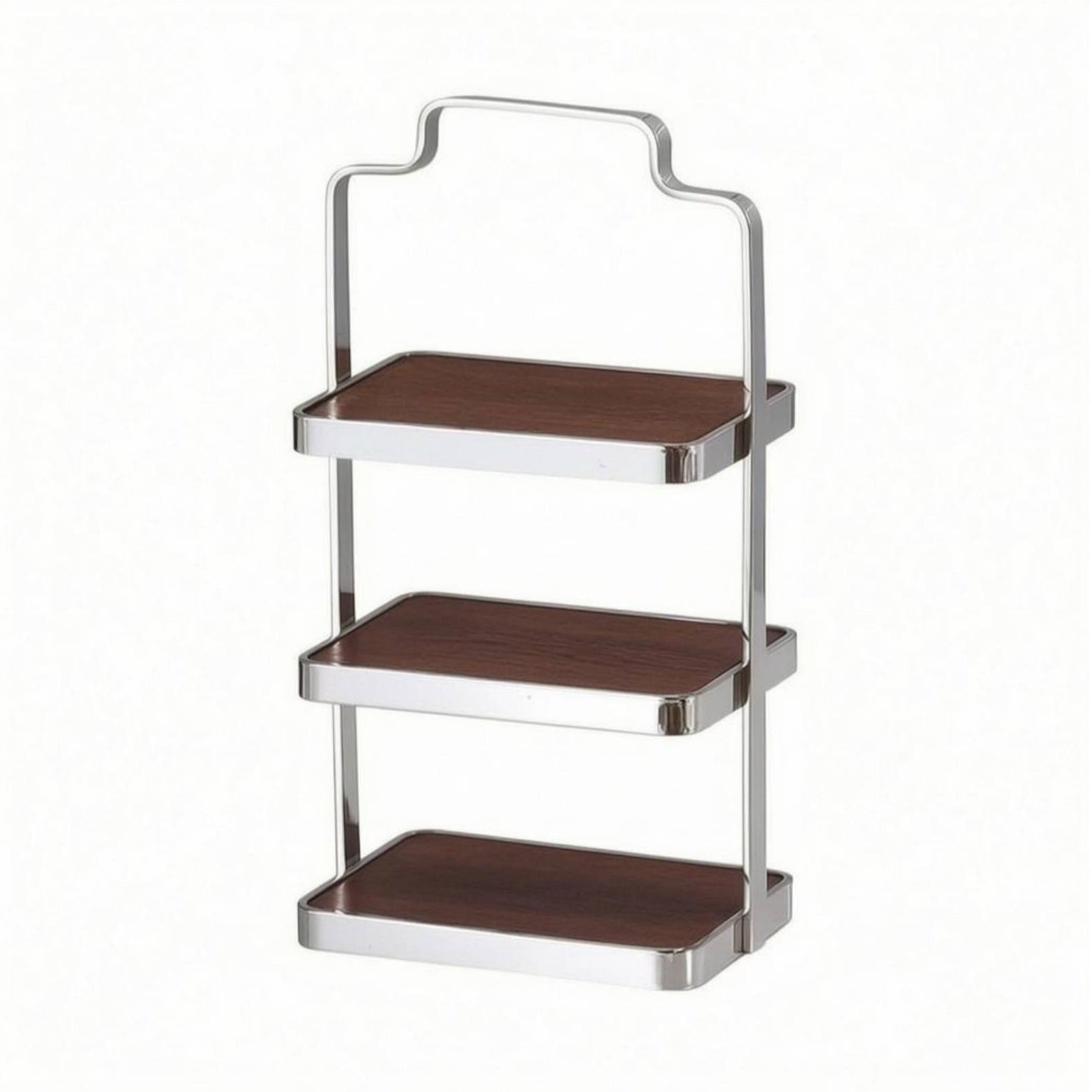 Three-Tier Dessert Stand – Silver, 3-layer Rack