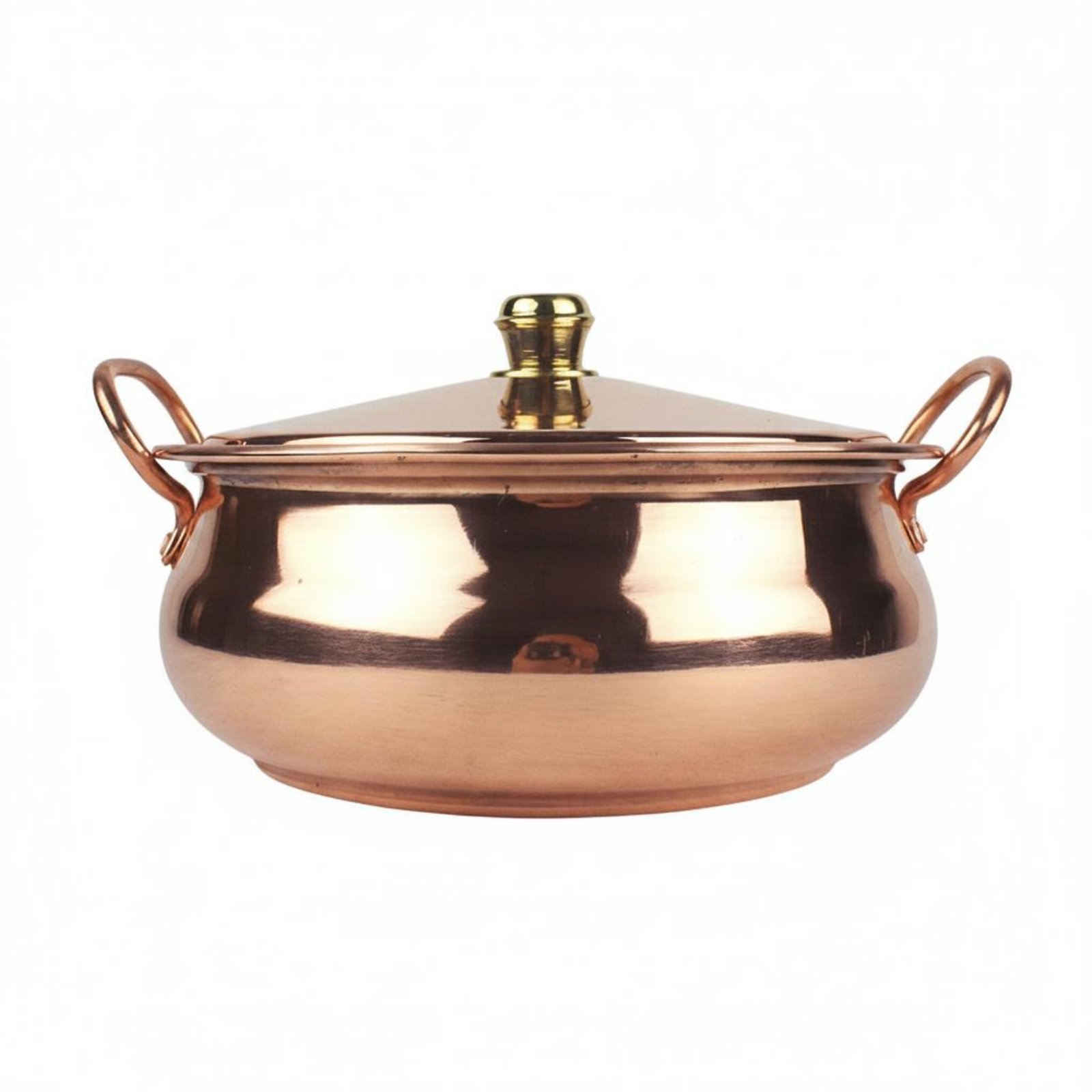 Copper Stockpot with Lid