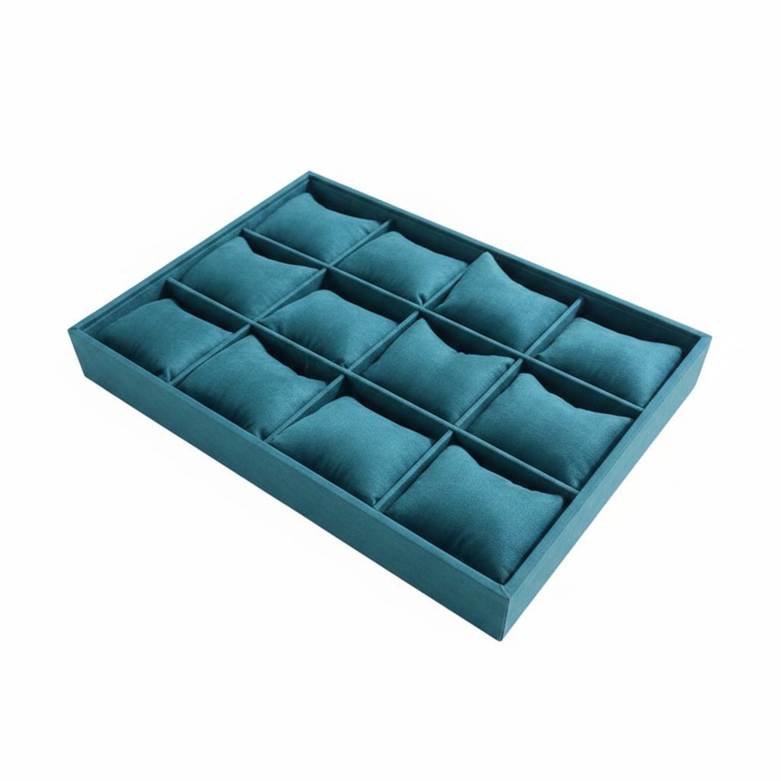 Velvet Jewelry Display Tray – Pillow Green