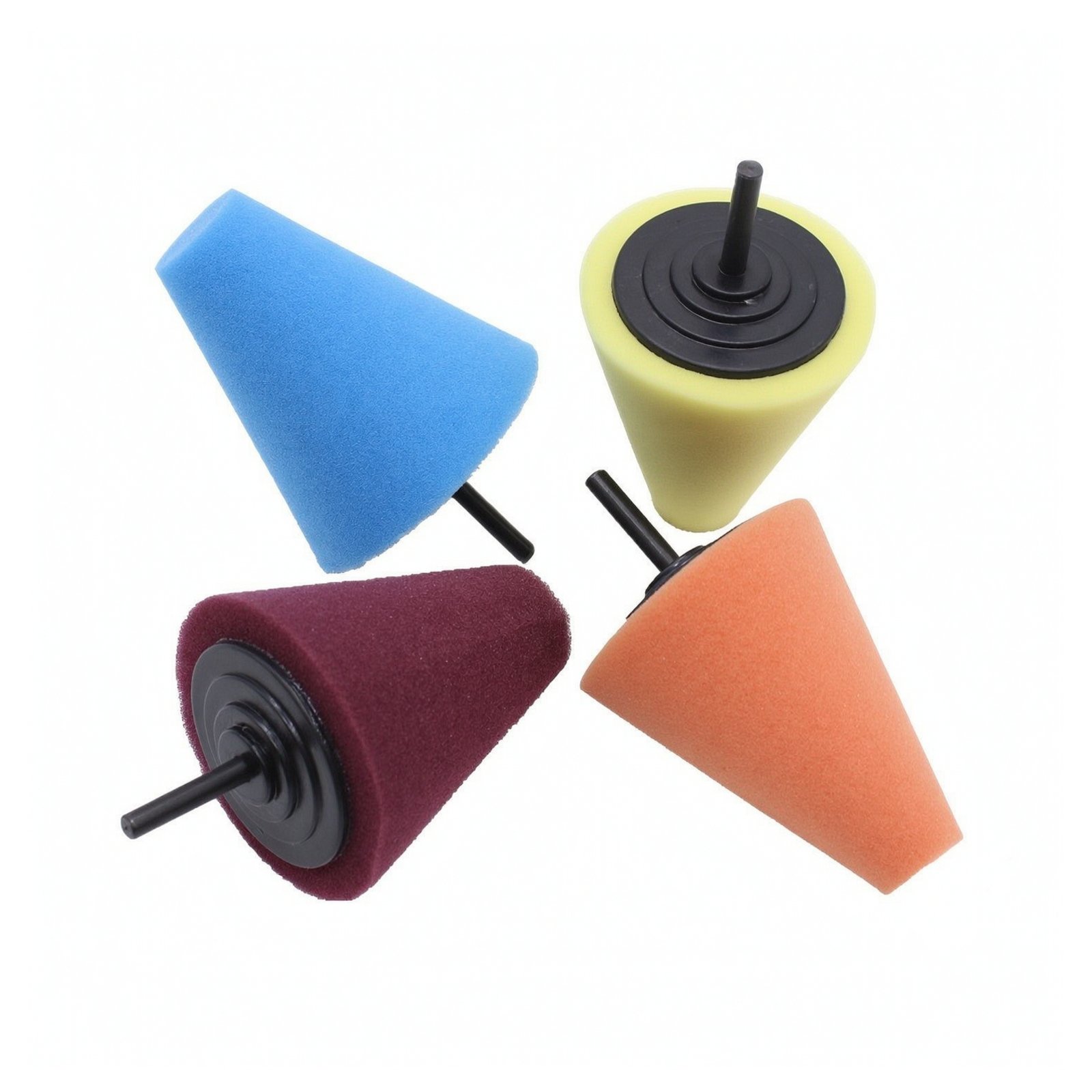 4-Piece Foam Polishing Cone