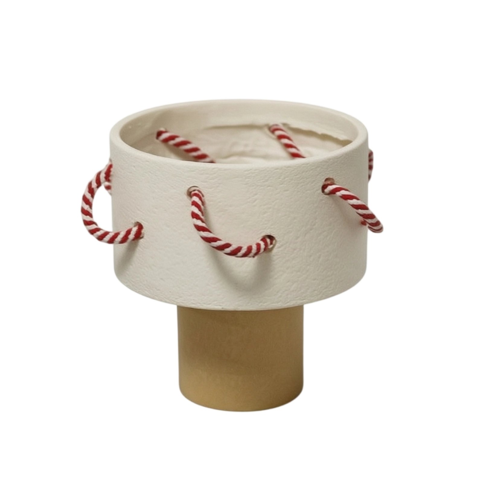 Cylindrical Vase with Rope