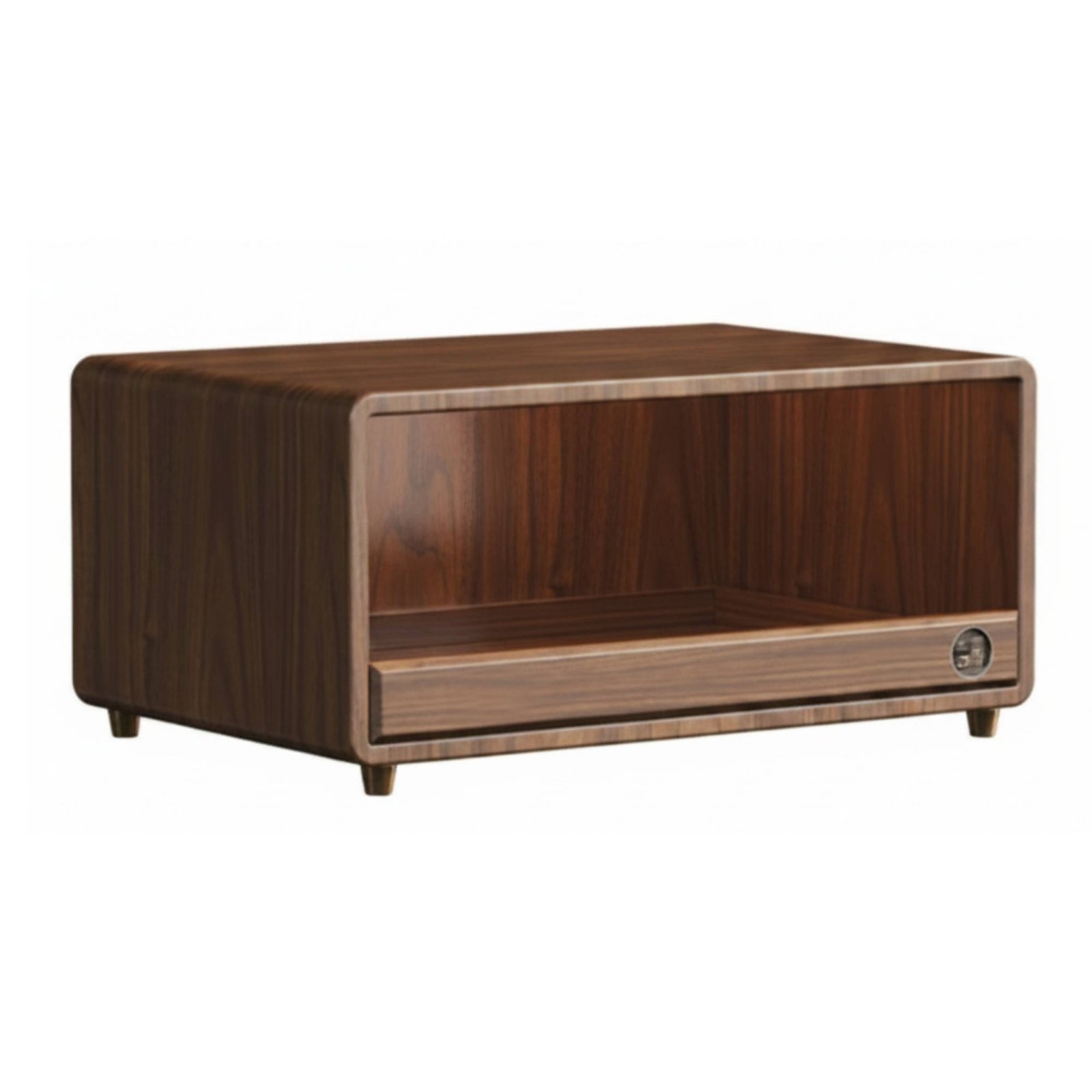 Solid Wood Coffee Bar Organizer