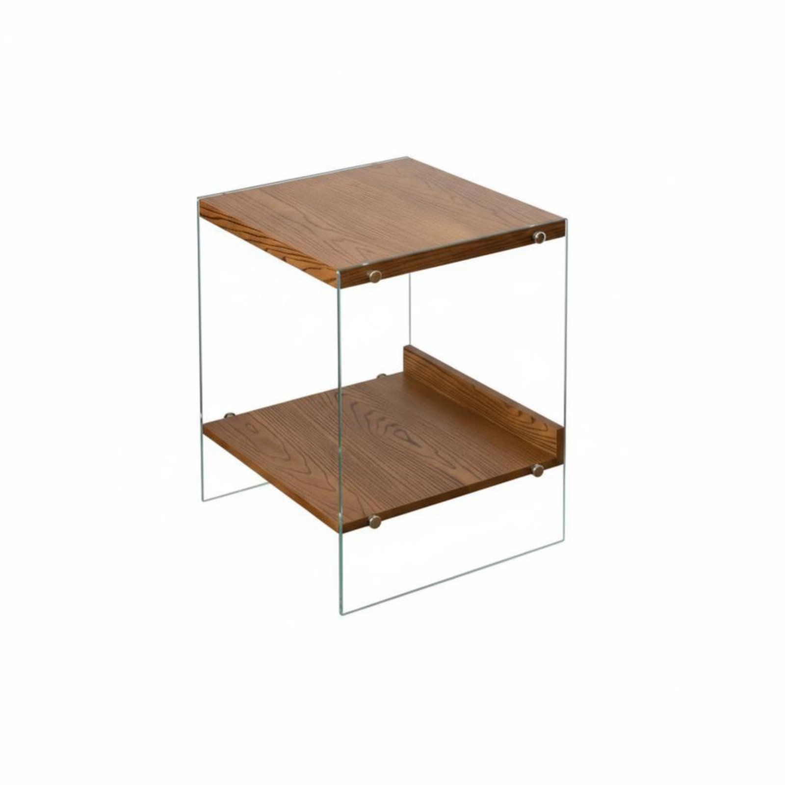 Floating Glass Top Nightstand