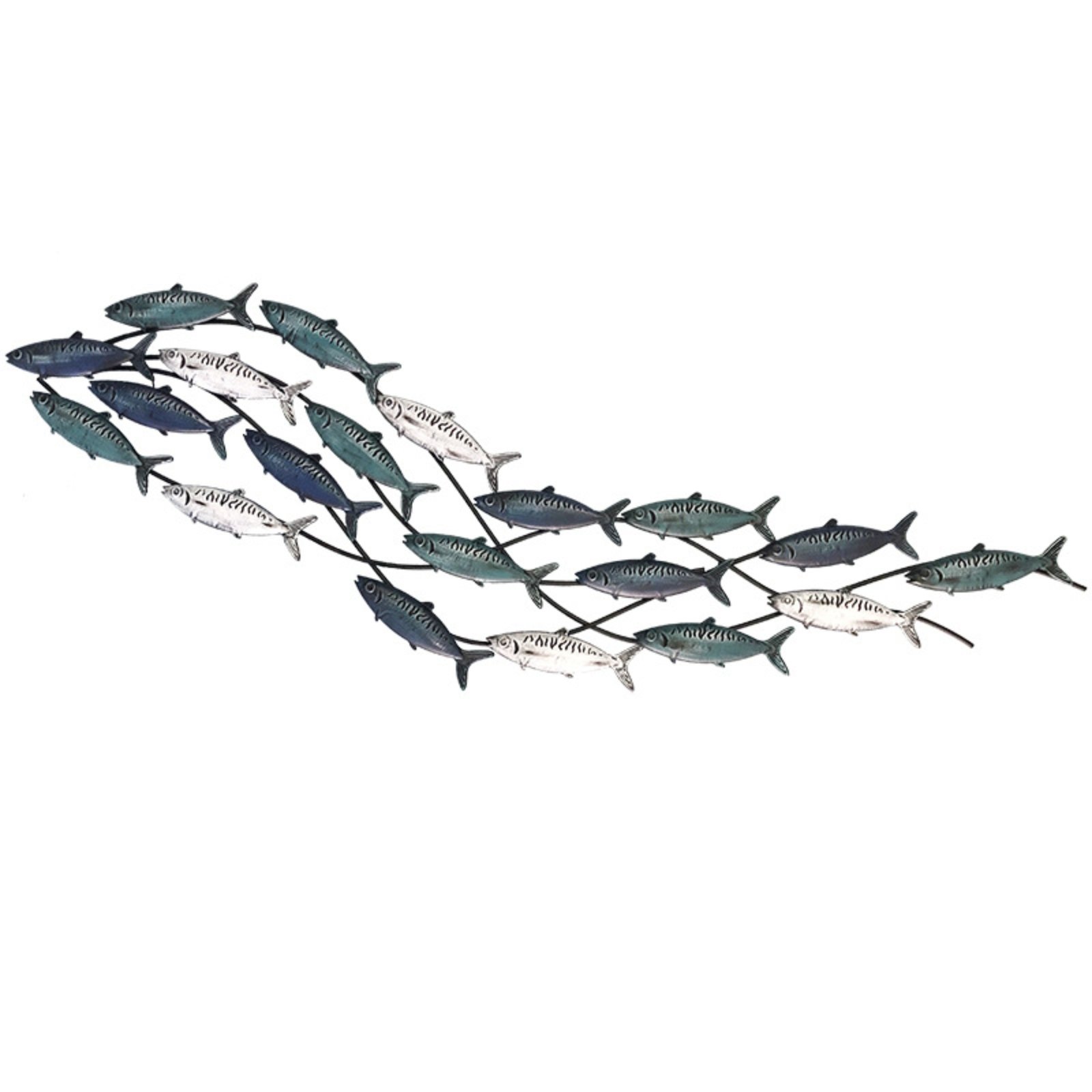 3D Metal Fish Wall Art