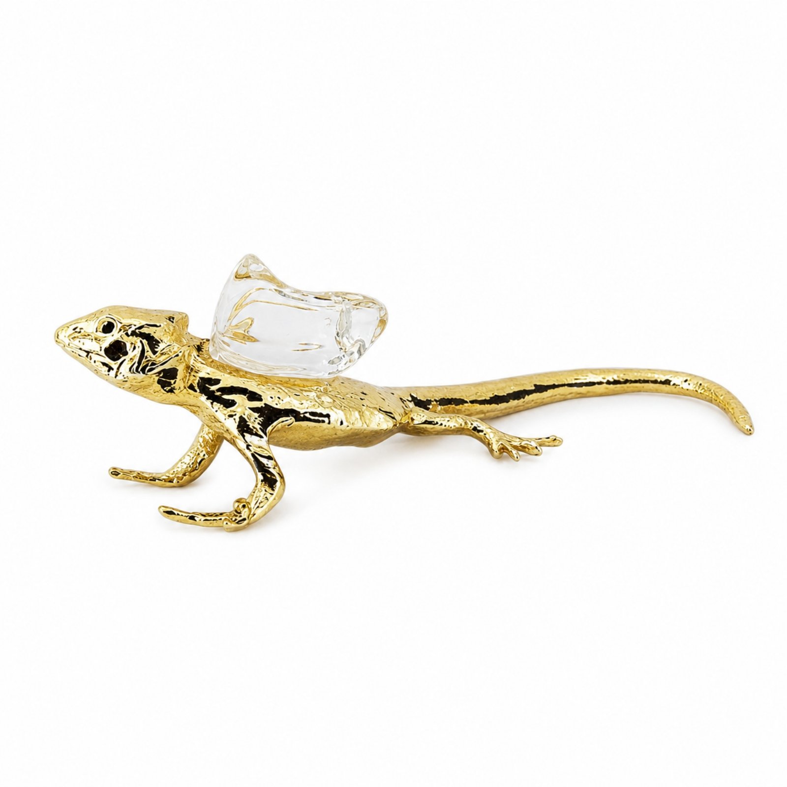 Metal Gecko Figurine