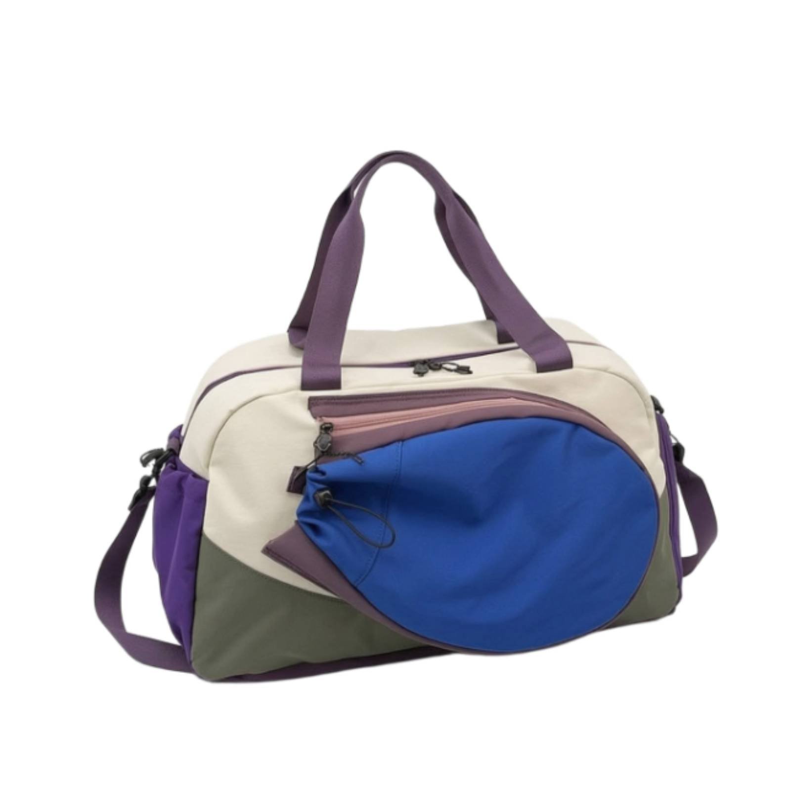 Duffel Bag with Shoe Compartment – Blue