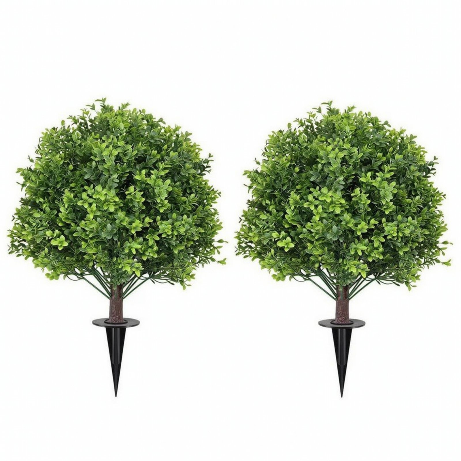 2-Piece Artificial Topiary Tree with Stake
