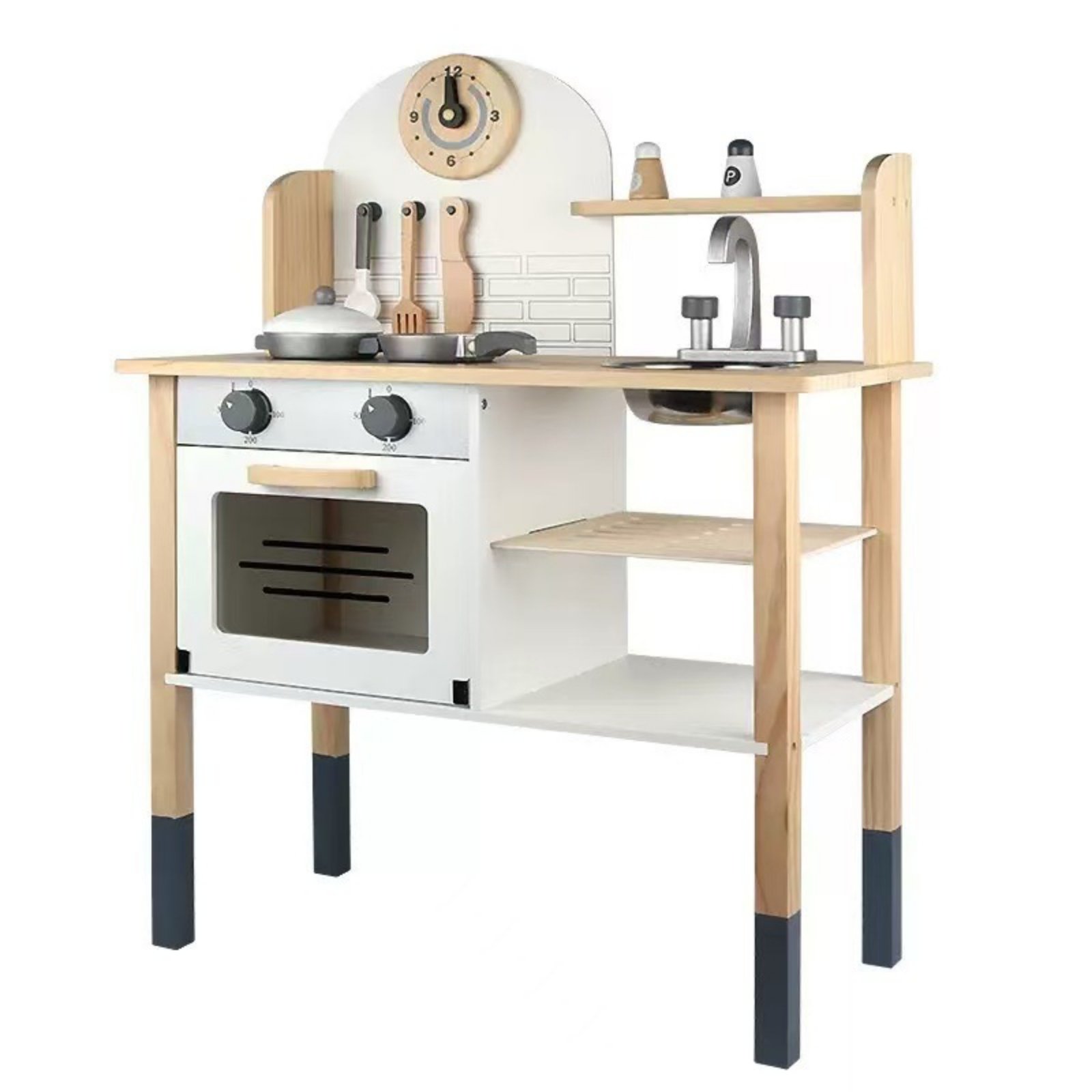 Wooden Play Kitchen – Classic