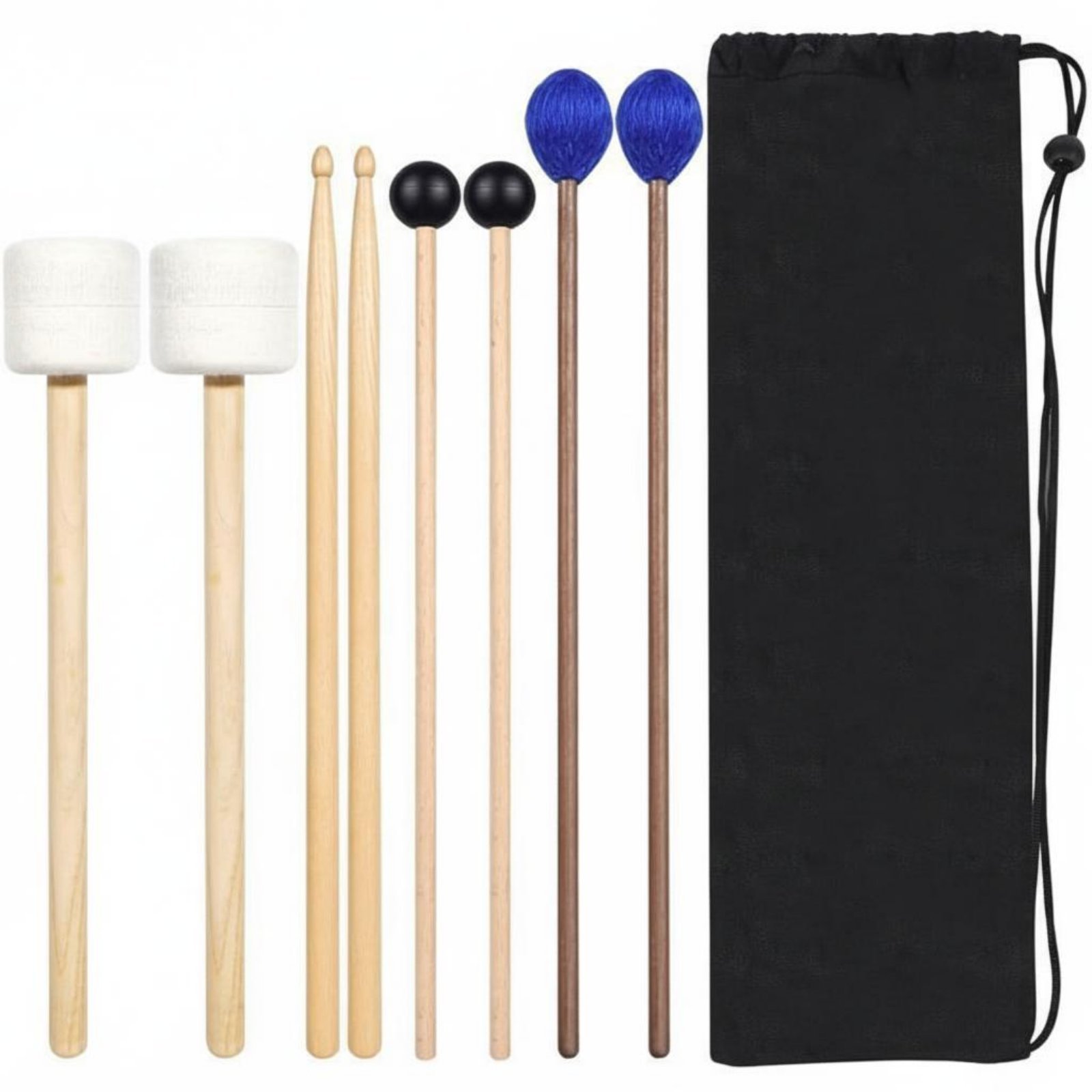 Maple Wood Drumstick and Mallet Set