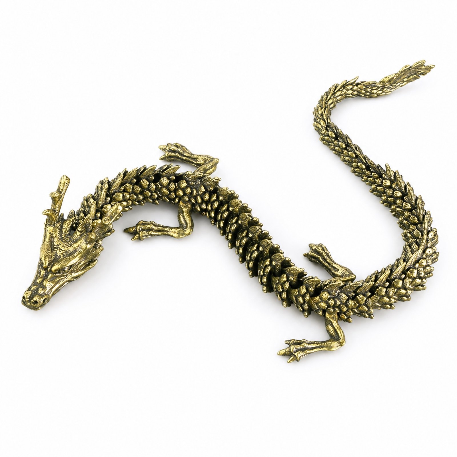 Antique-Style Dragon Figurine