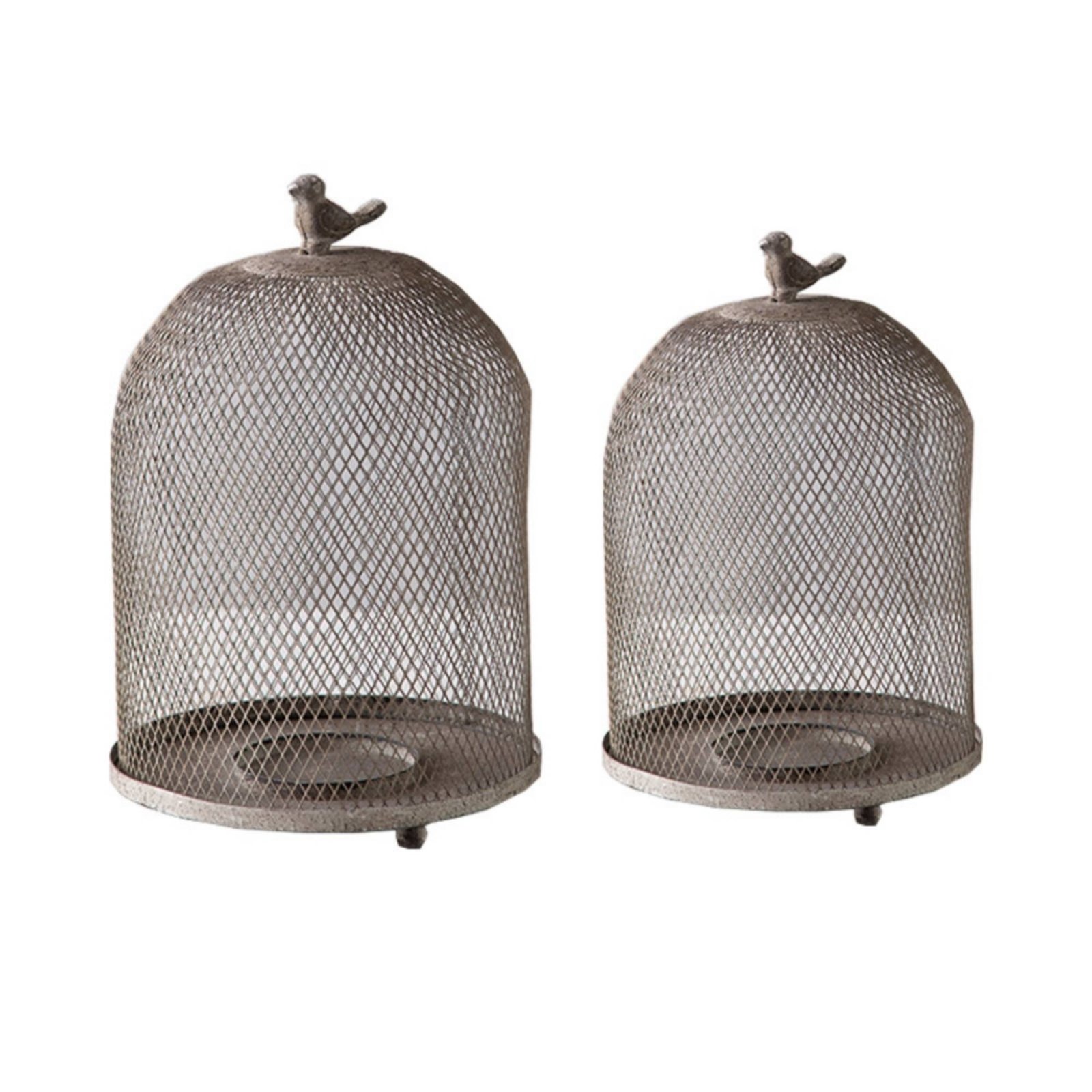 2-Piece Birdcage Candle Lantern