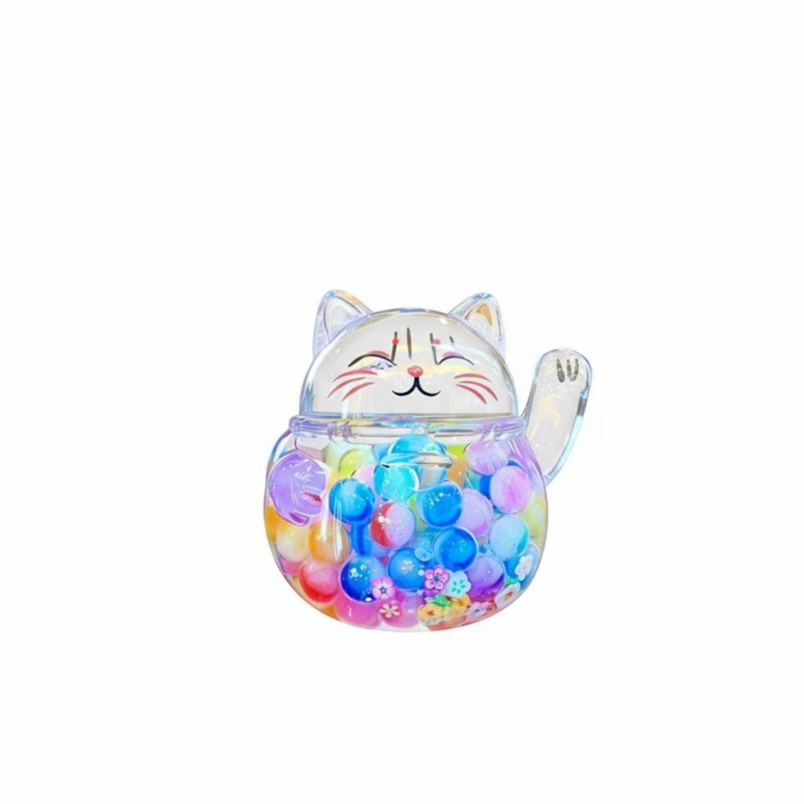 Luminous Lucky Cat Sand Bottle