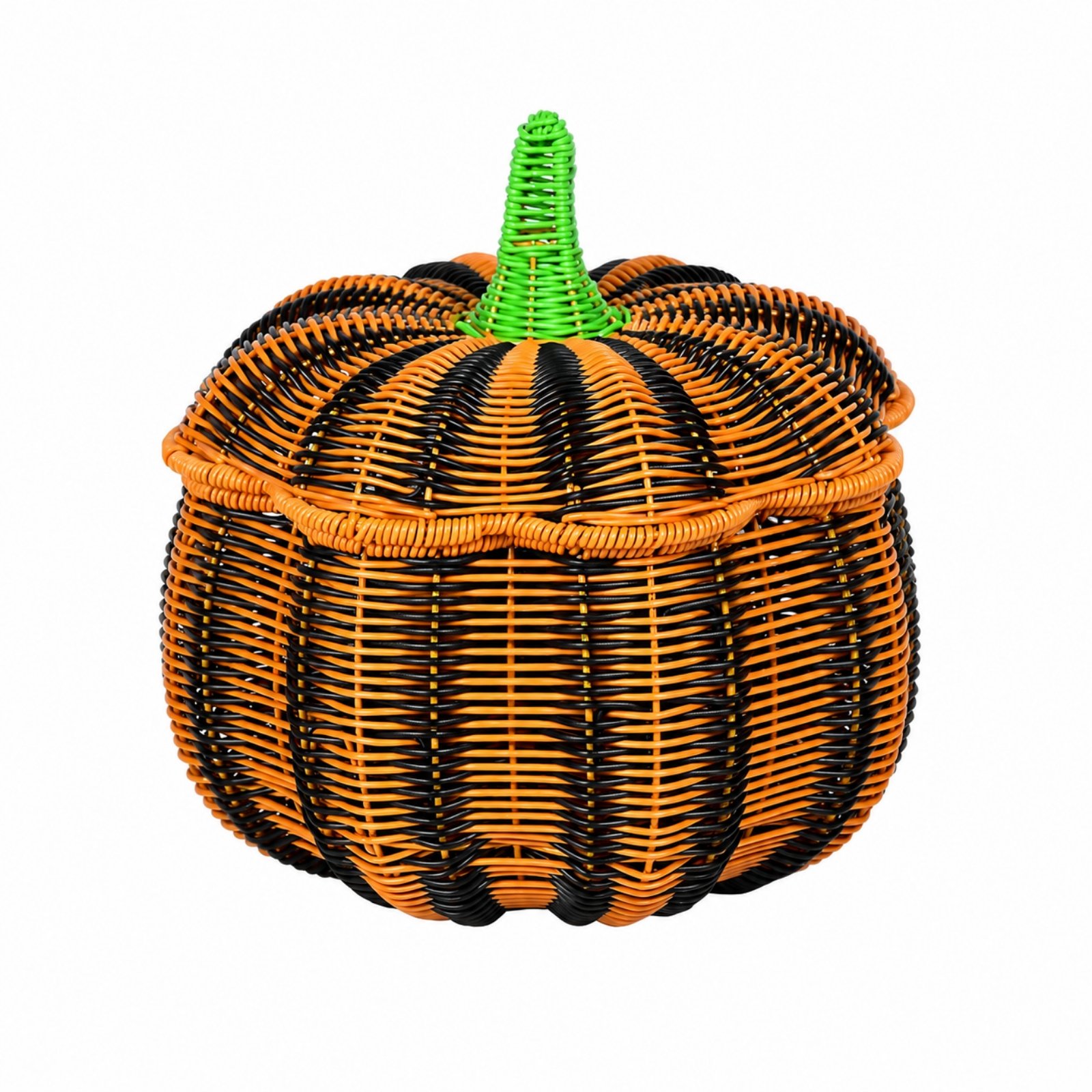 Pumpkin-Shaped Storage Basket