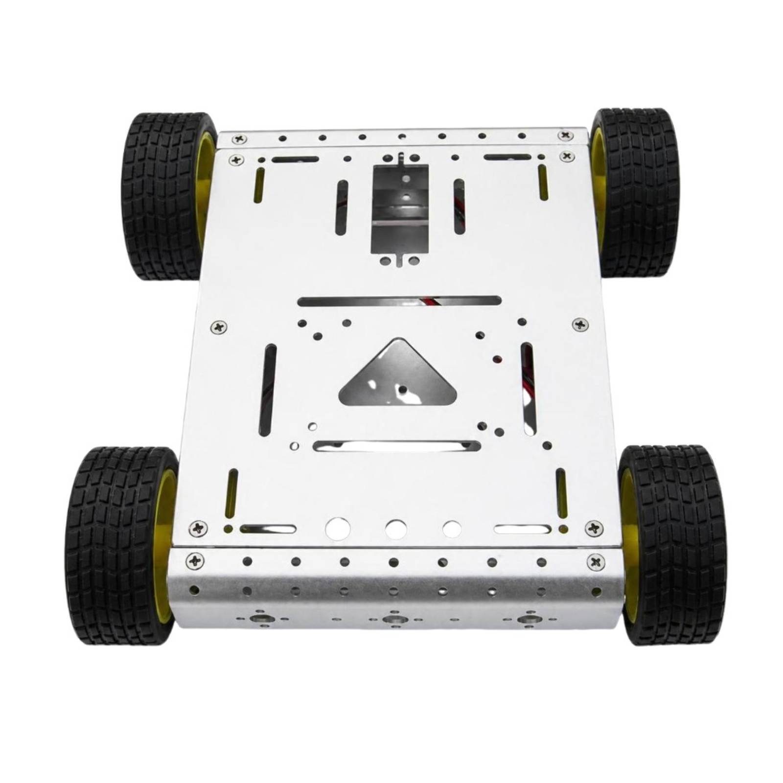 4WD Mobile Robot Chassis Rubber Tires