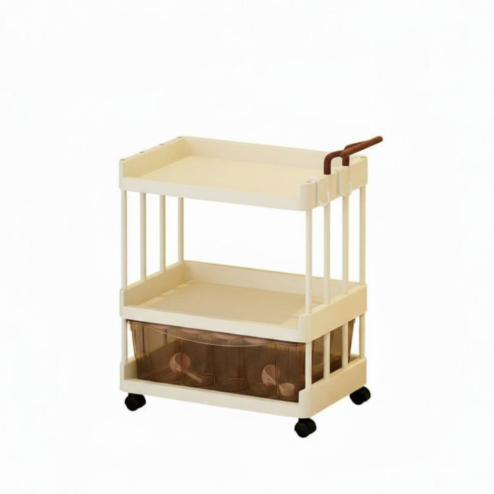 Infant Supplies Storage Cart with Wheels