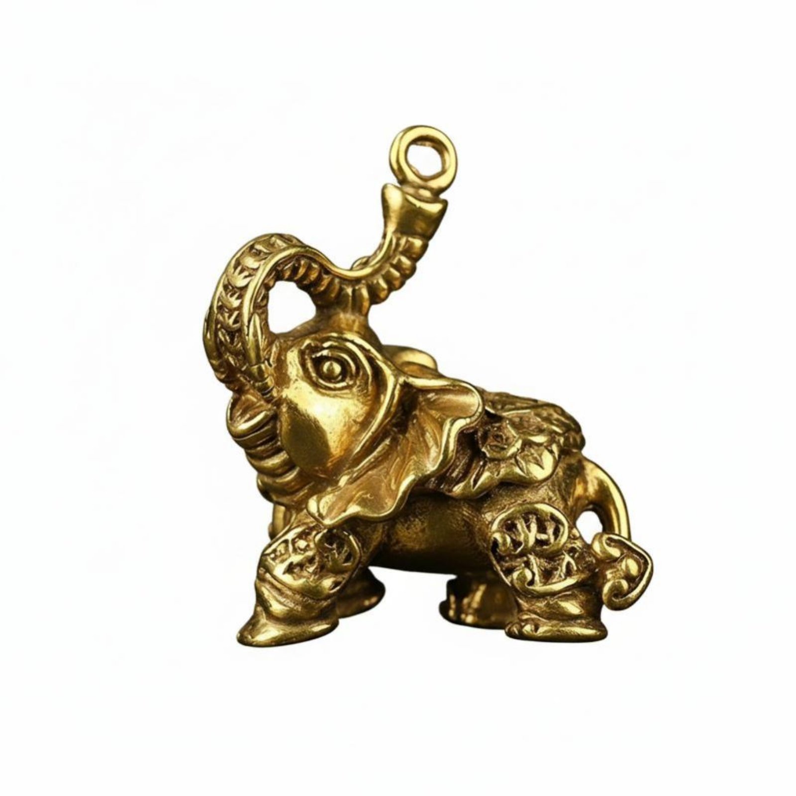 Vintage Alloy Elephant Figurine