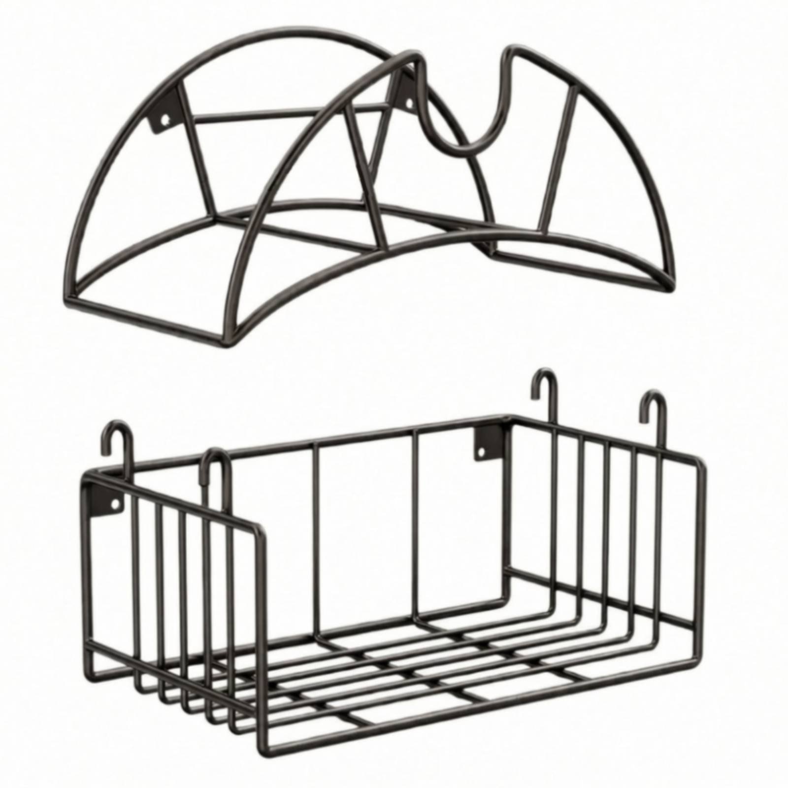Garden Hose Hanger with Basket