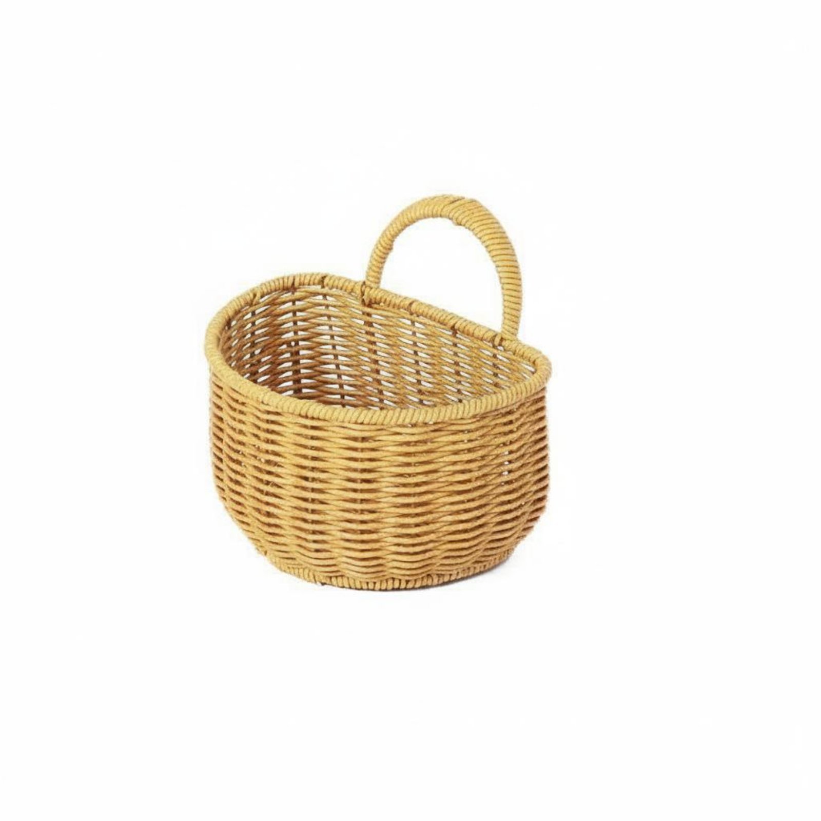 Wall Mounted Storage Basket – Size S, Semicircle Floral
