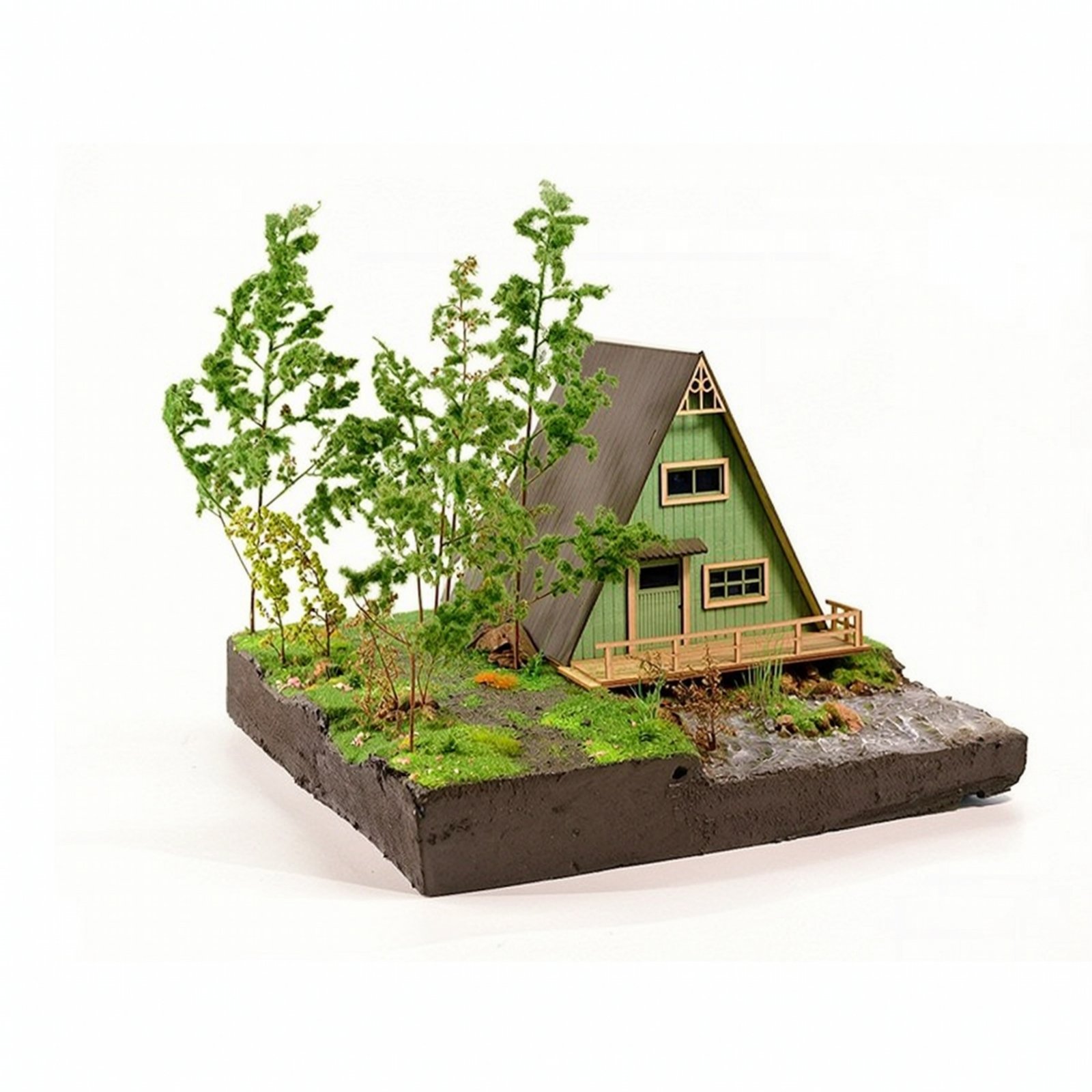 Cabin Model Kit DIY