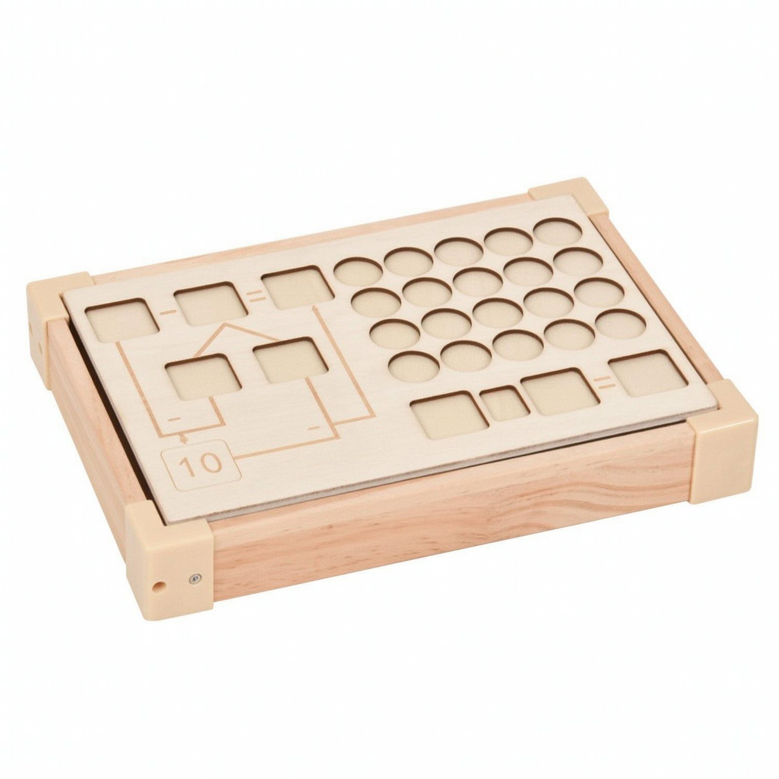Wooden Math Learning Board – Box