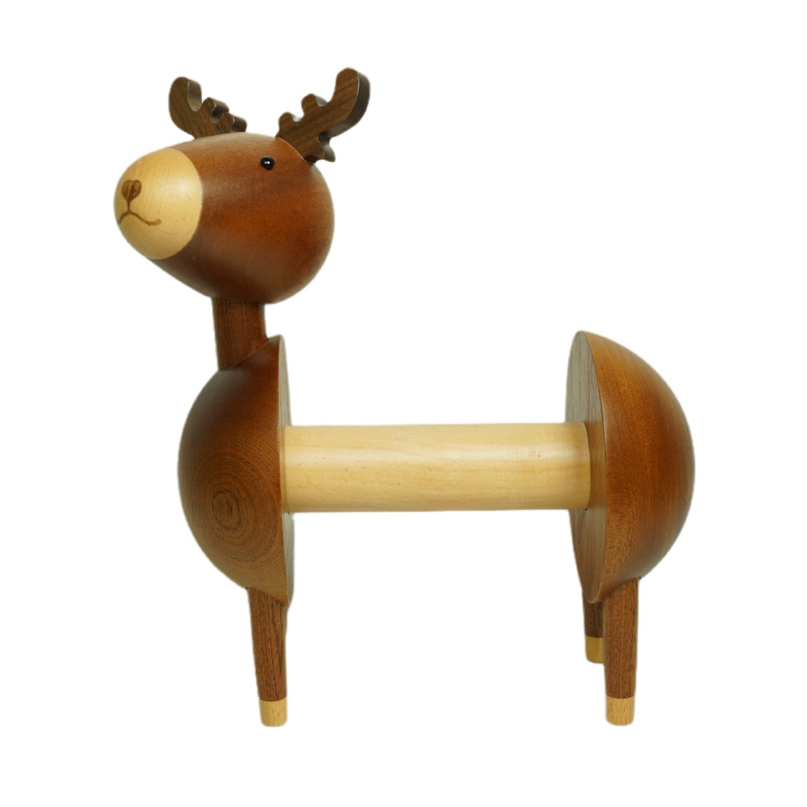 Deer Tissue Roll Holder Wooden