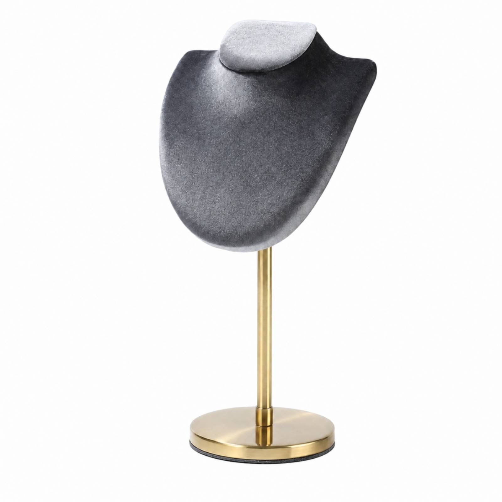 Necklace Display Bust Stand – Gray