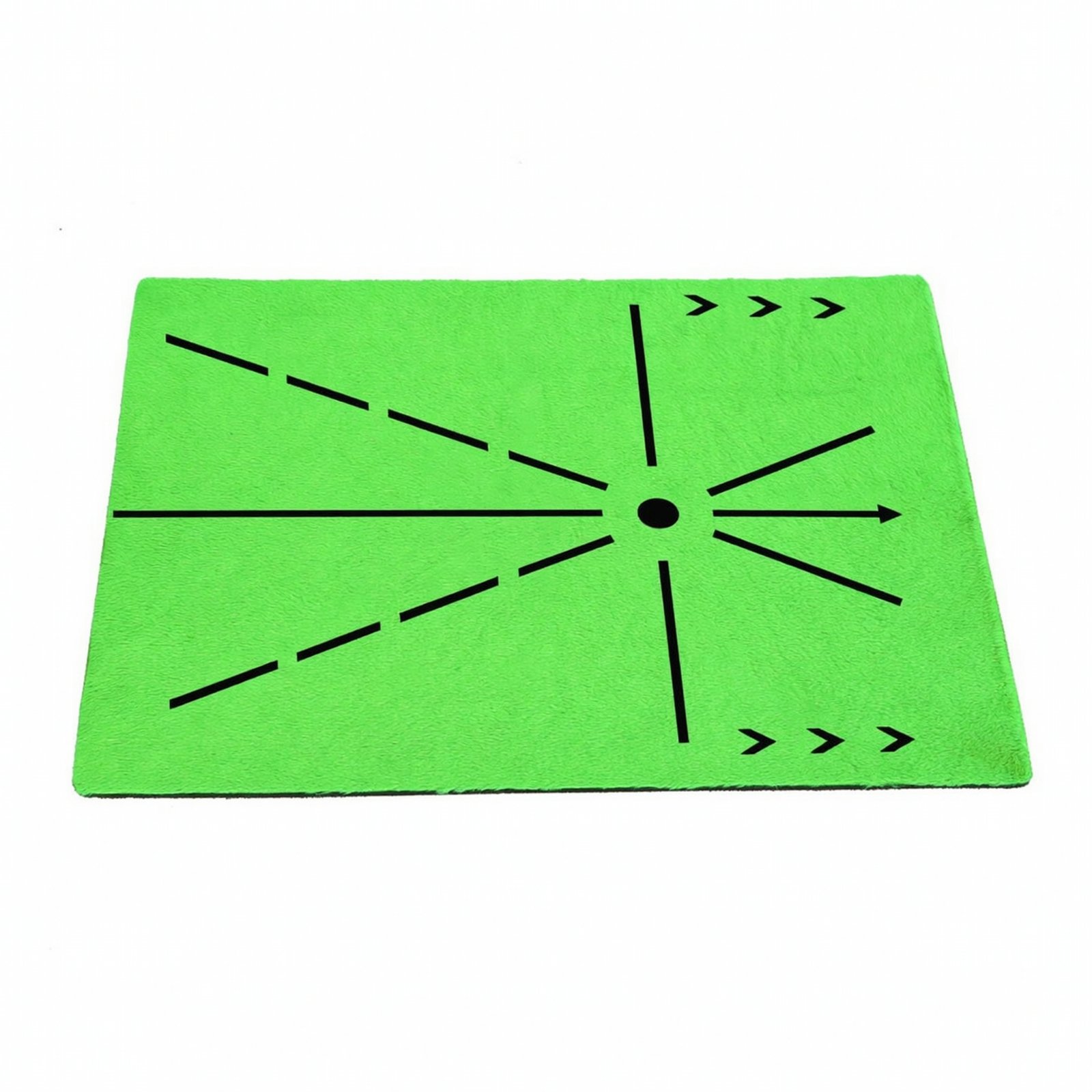 Golf Practice Mat with Alignment Lines