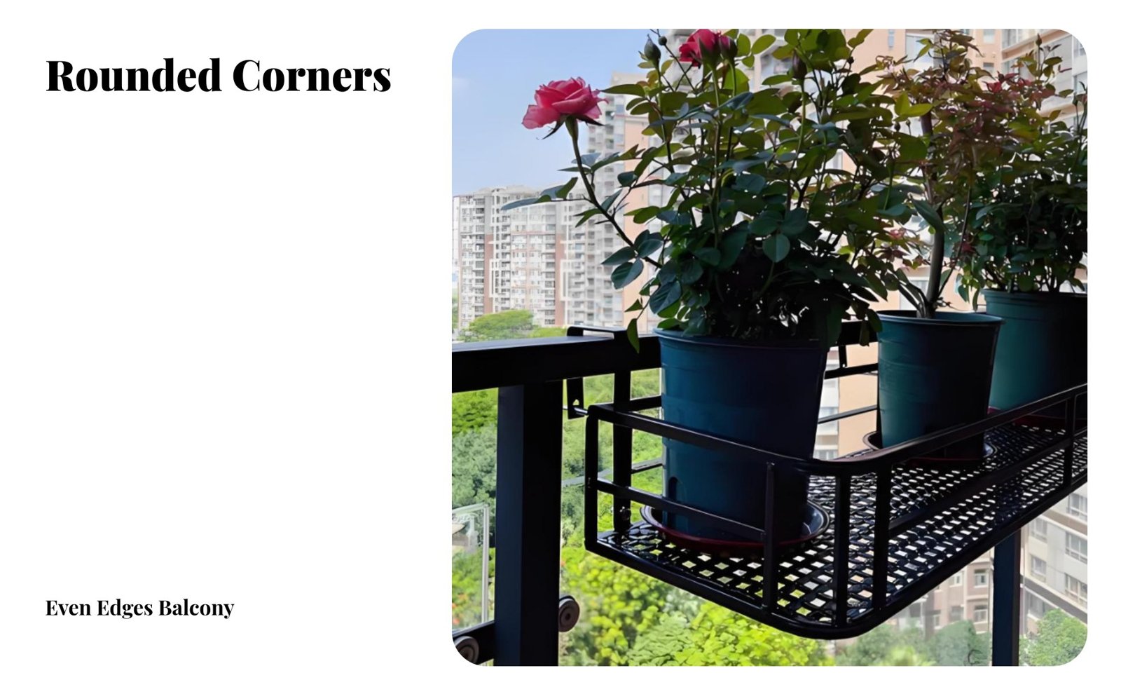 Wide Hanging Planter Rack