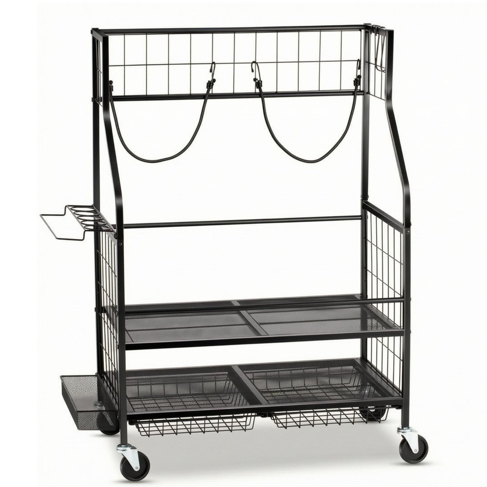 Rolling Golf Bag Rack