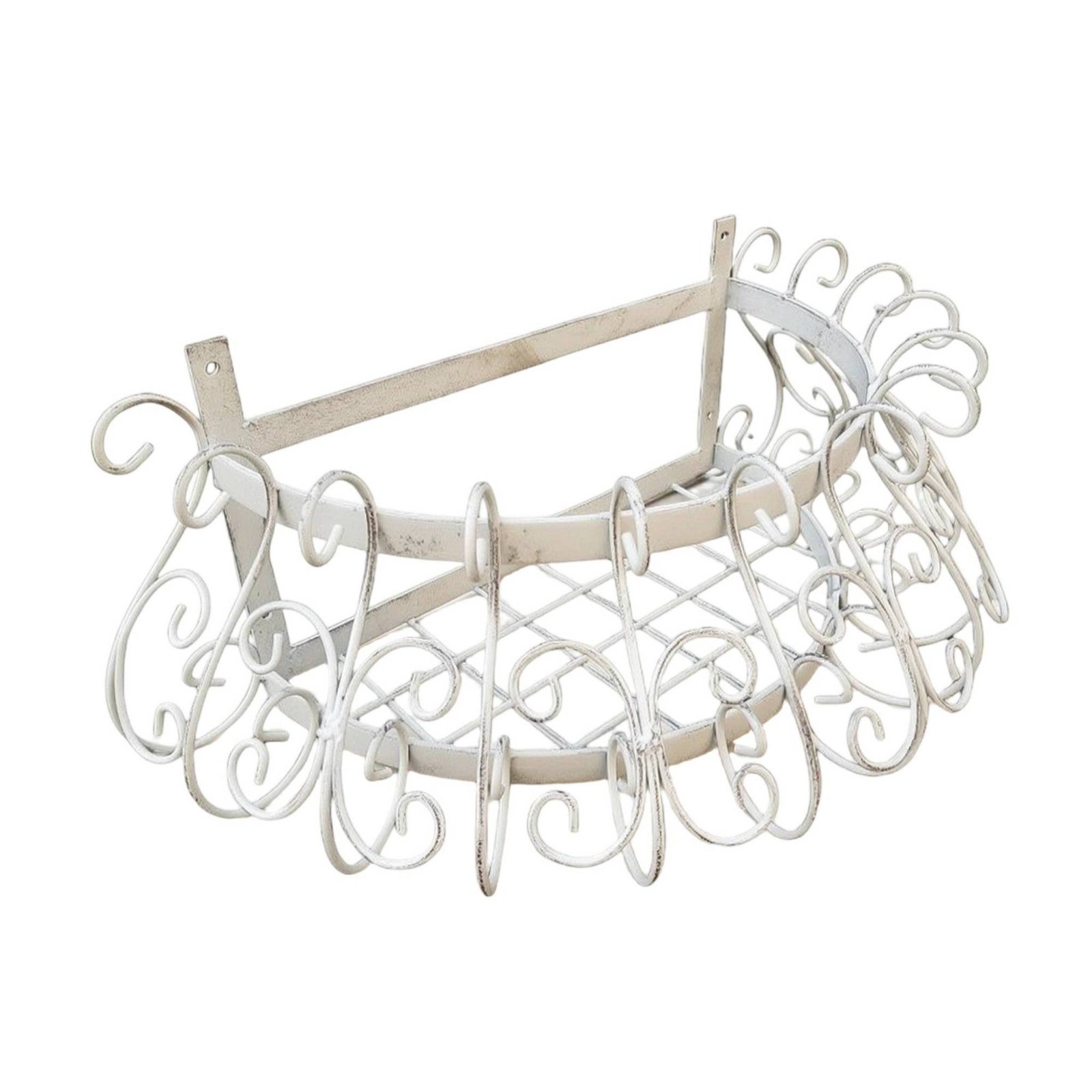 Half-Round Iron Flower Rack