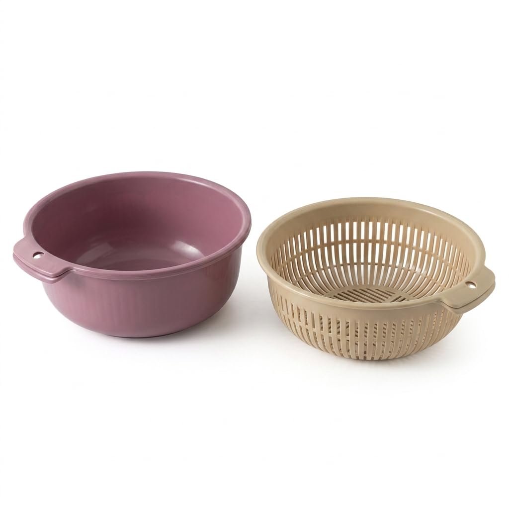Double-Layer Drain Basket – Violet, Violet New Upgraded