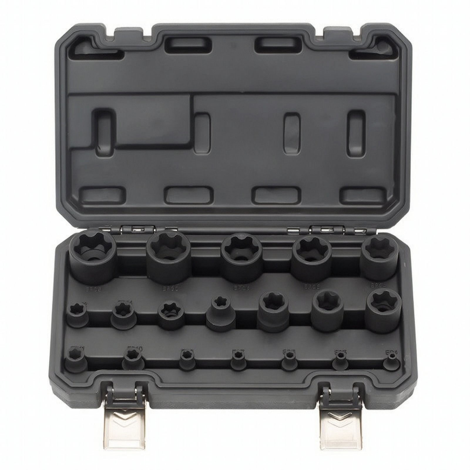 19-Piece Socket Set with Carrying Case