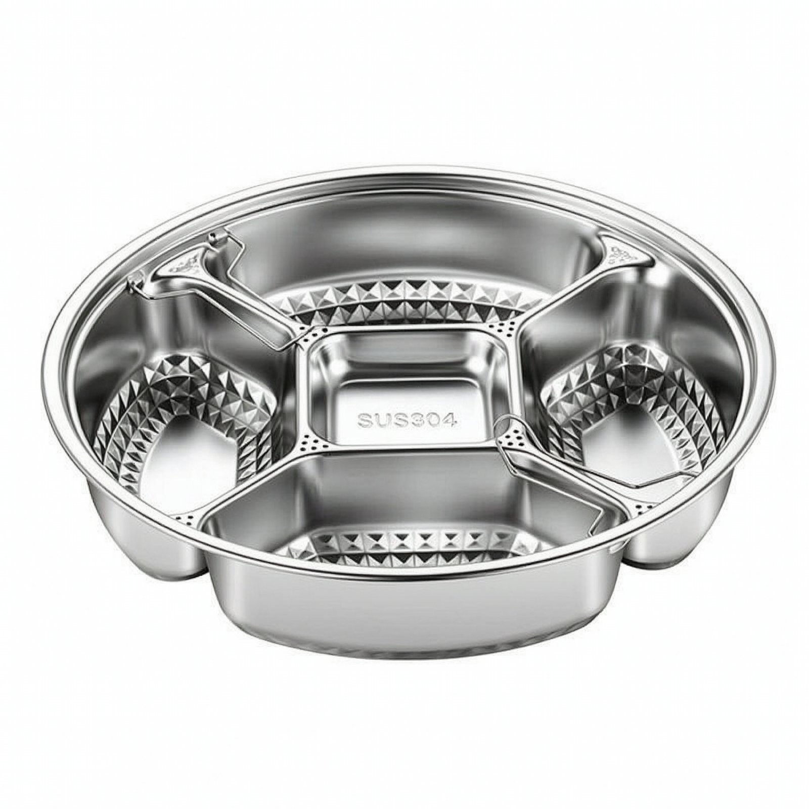 304 Steaming Tray with Compartments