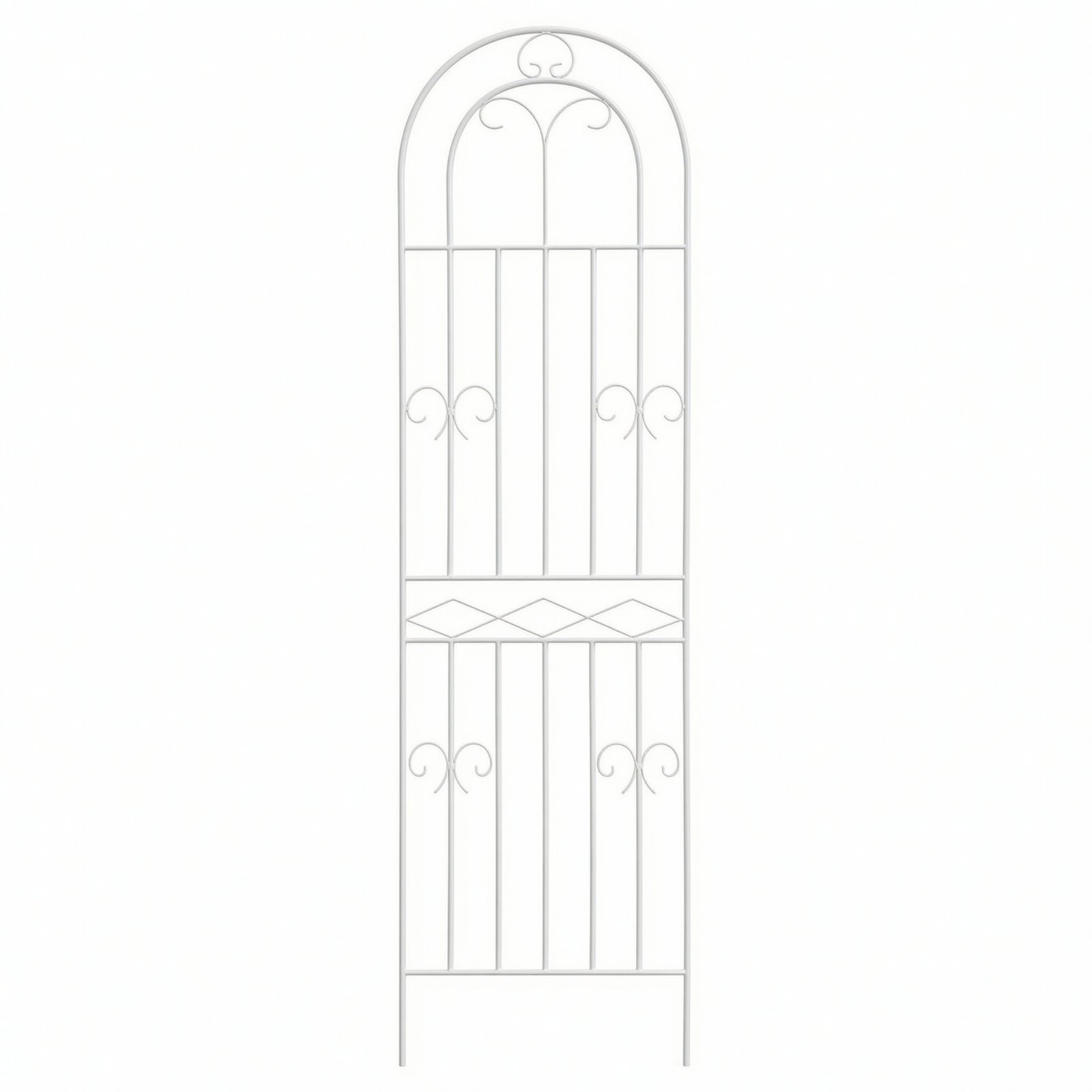 Outdoor Climbing Trellis with Oval Arch