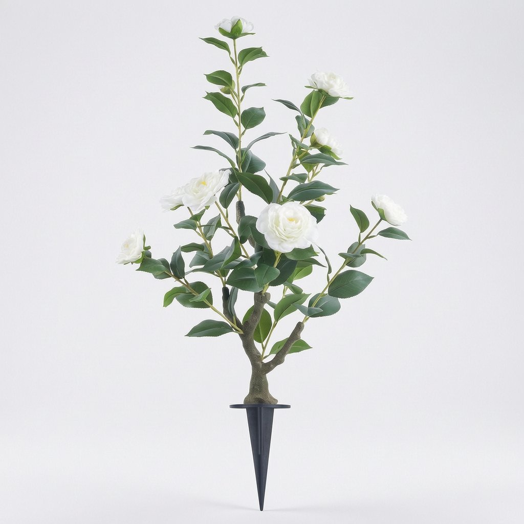 Artificial Eucalyptus Camellia Bouquet