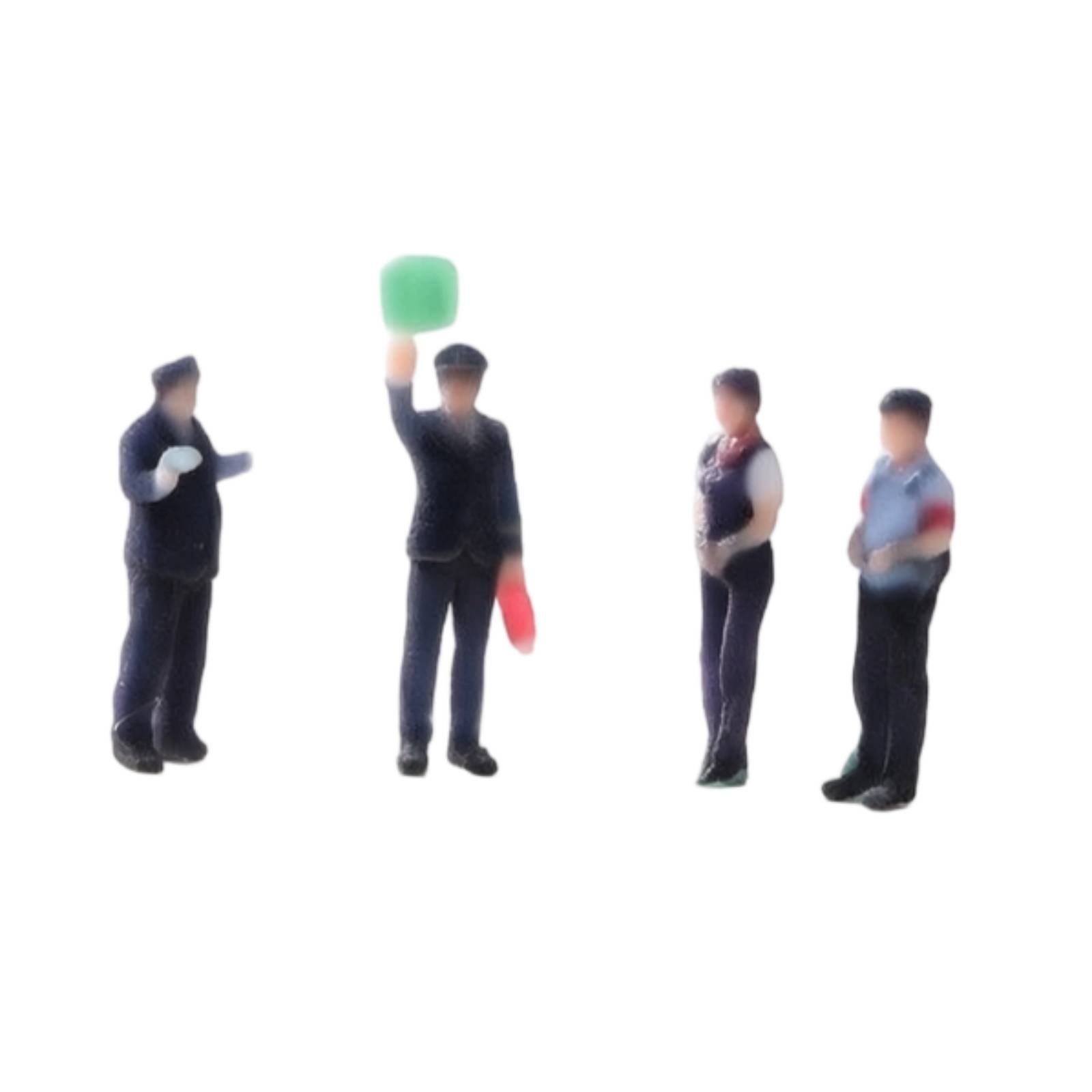4-Piece 1/160 Railway Station Worker Figurines
