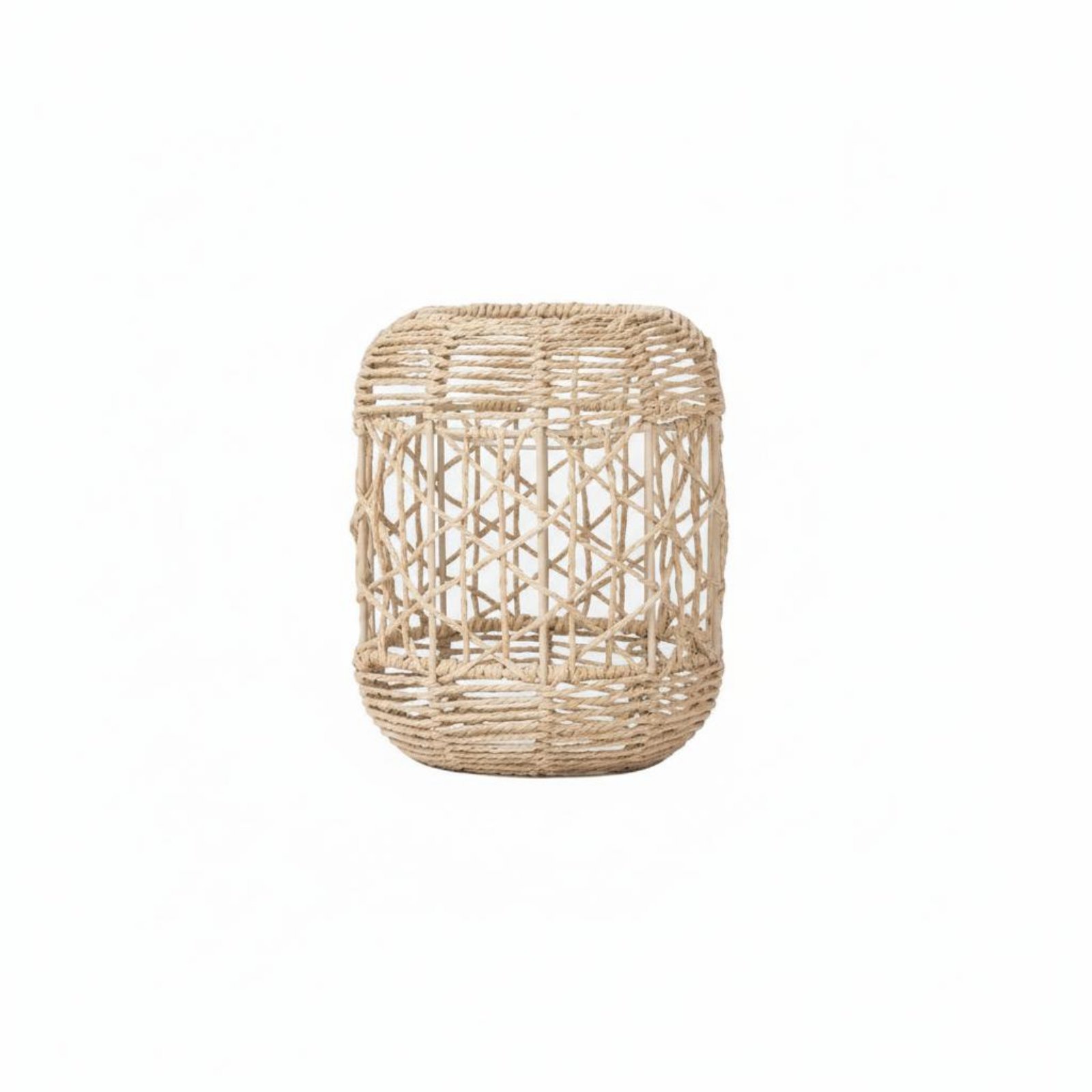 Handwoven Paper Rope Lampshade