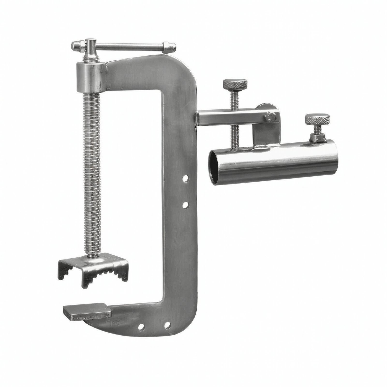Adjustable Fishing Rod Holder – Railing Floor Clamp
