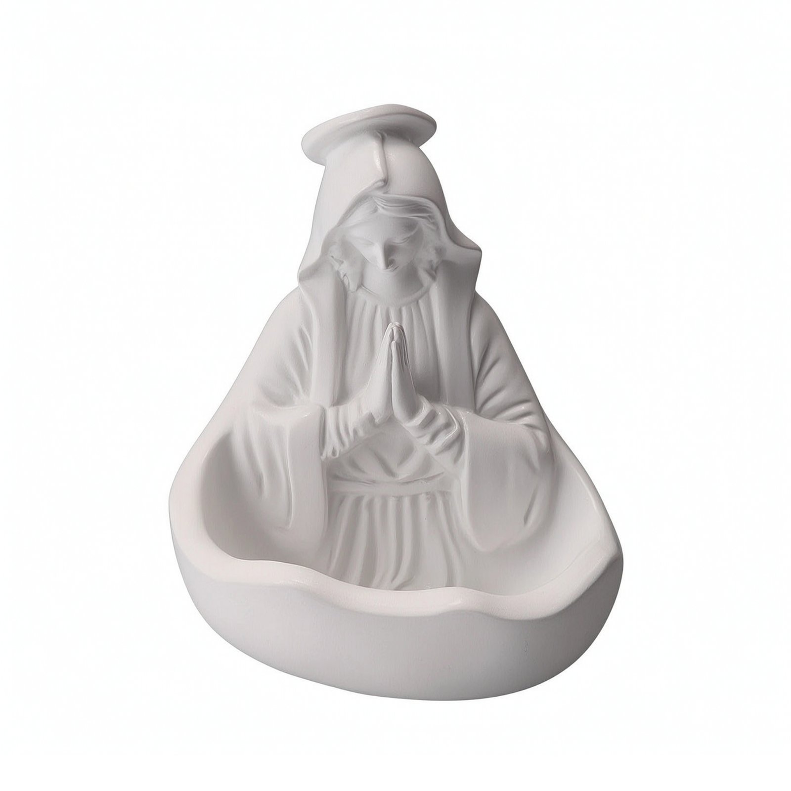 Mary Resin Bowl Figurine