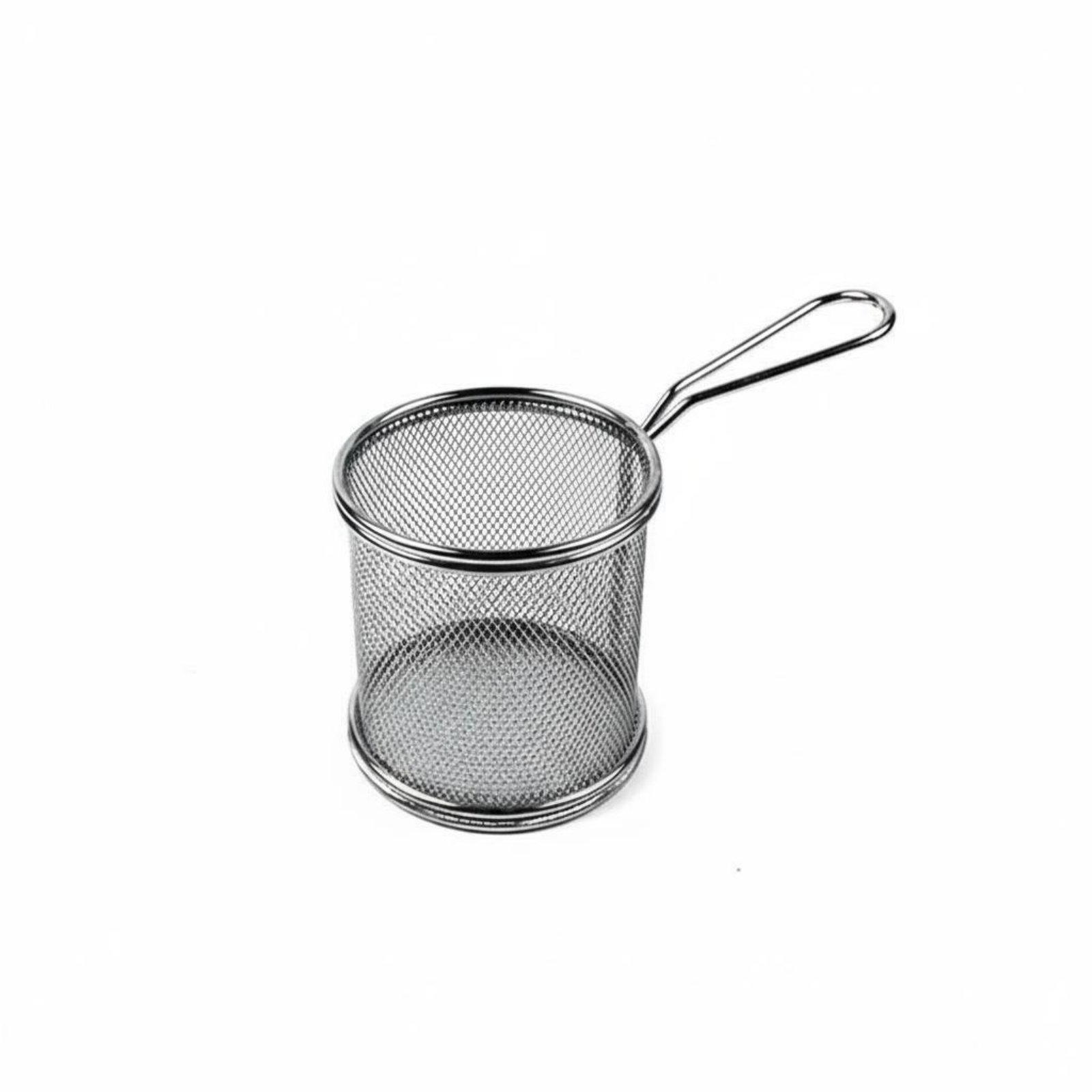 Mini Round Fry Basket with Handle